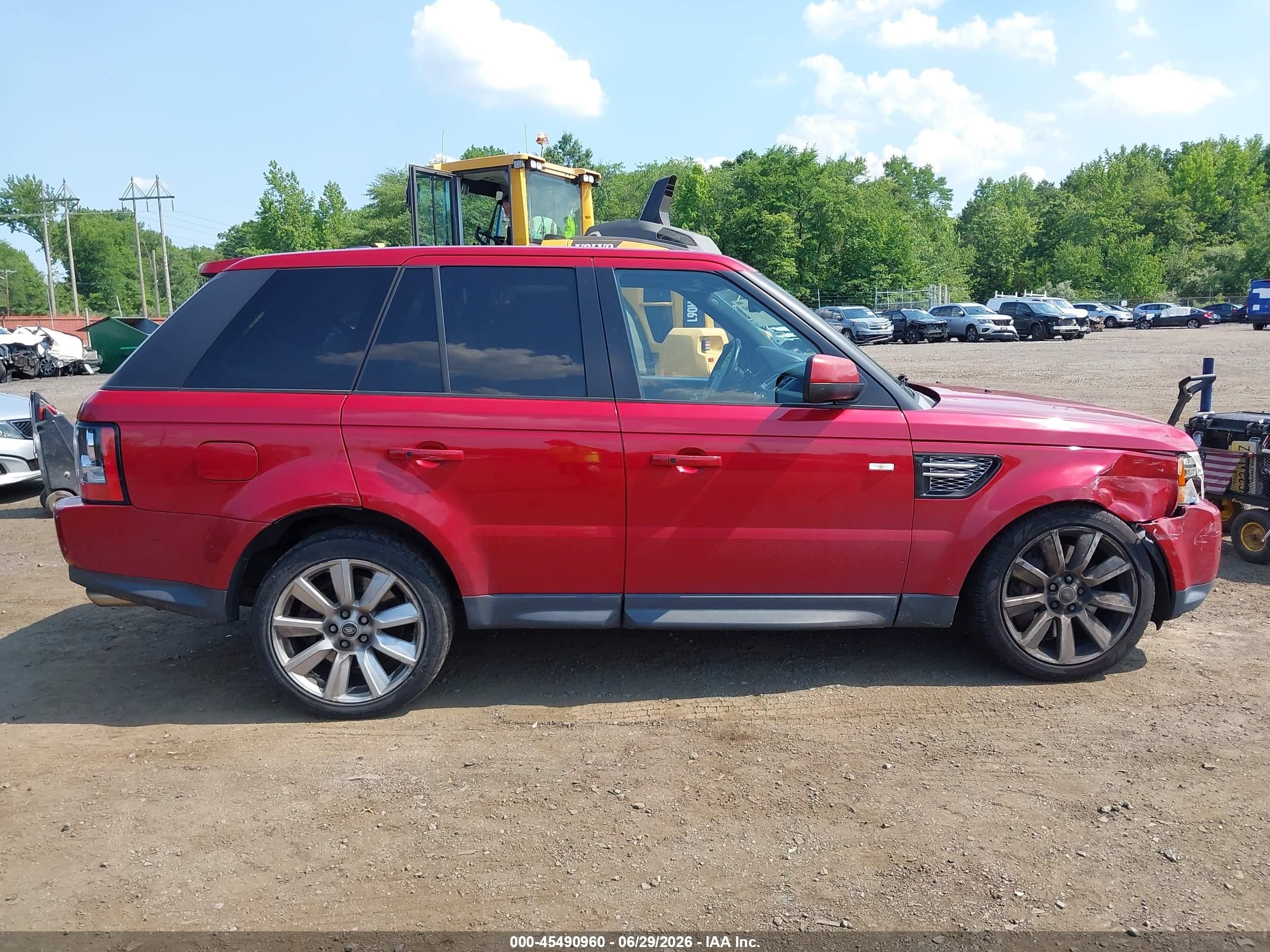 2013 Land Rover Range Rover Sport Supercharged Red vin: SALSH2E4XDA800158
