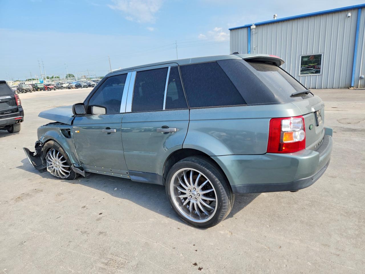 2007 Land Rover Range Rover Sport Hse Серый vin: SALSK25407A112983