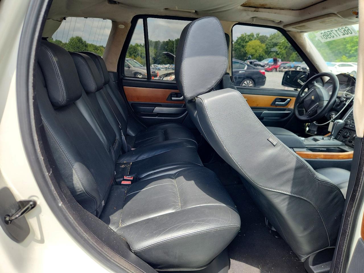 2007 Land Rover Range Rover Sport Hse White vin: SALSK25407A117794
