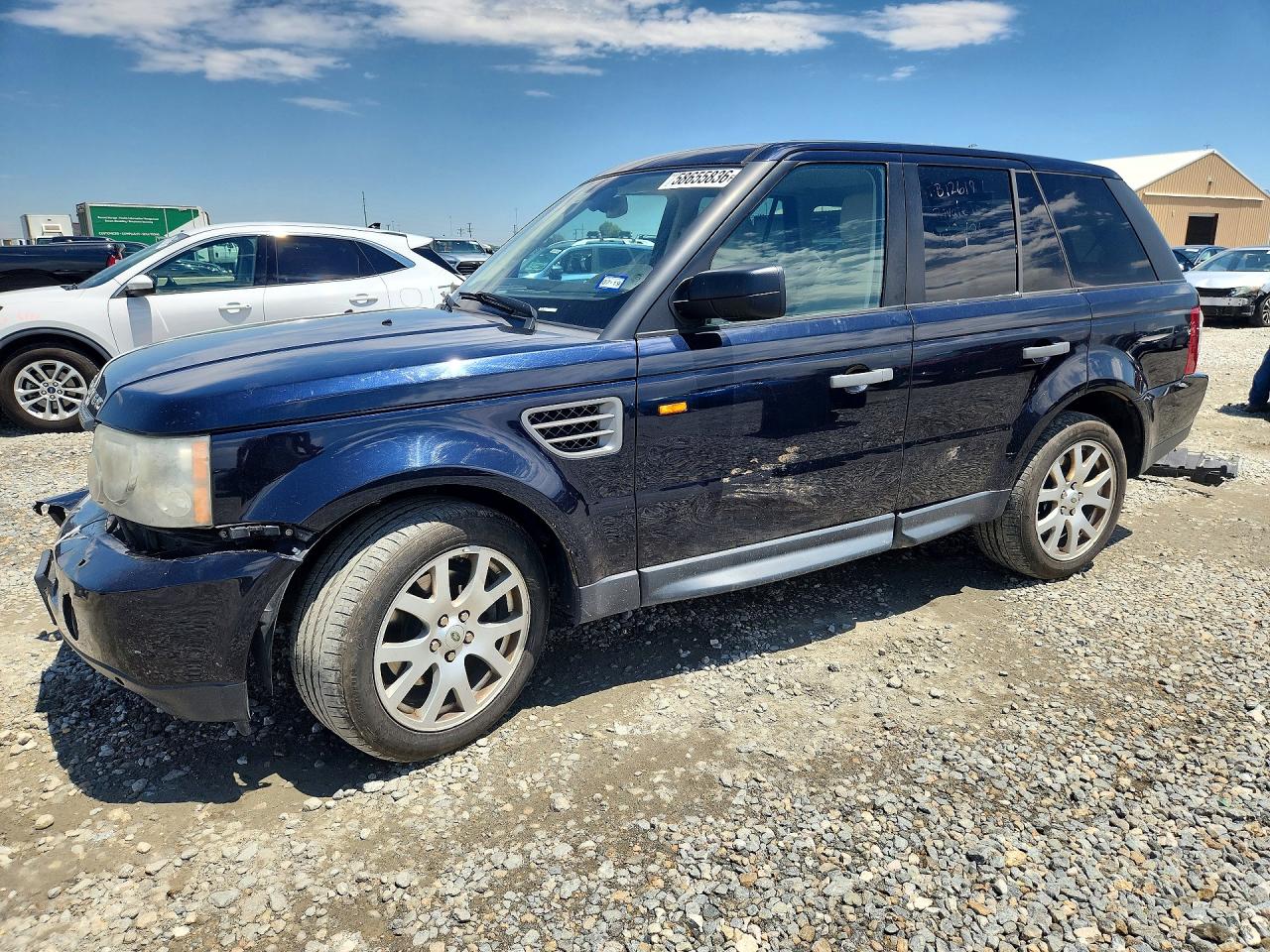 2008 Land Rover Range Rover Sport Hse Blue vin: SALSK25408A128697