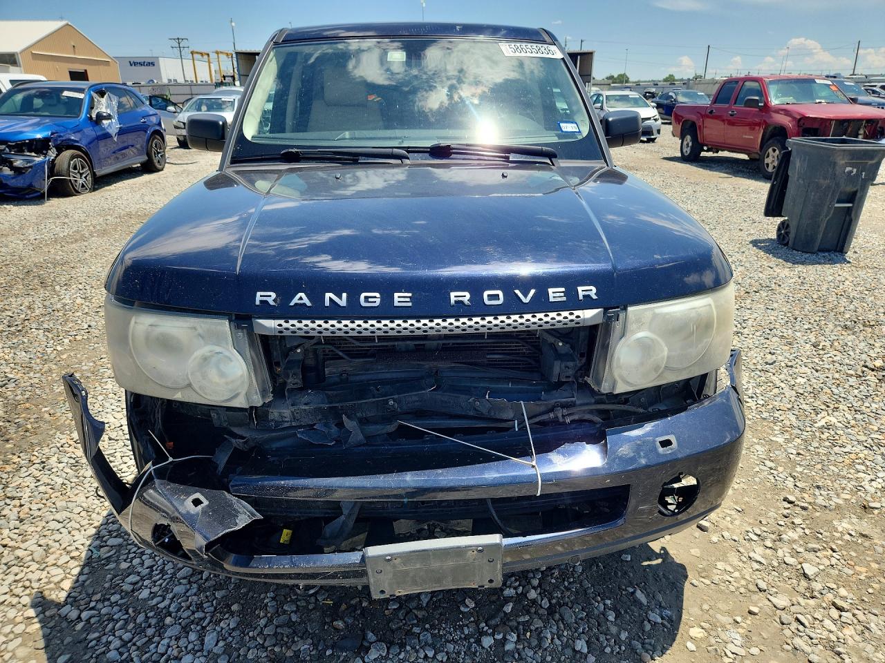 2008 Land Rover Range Rover Sport Hse Blue vin: SALSK25408A128697