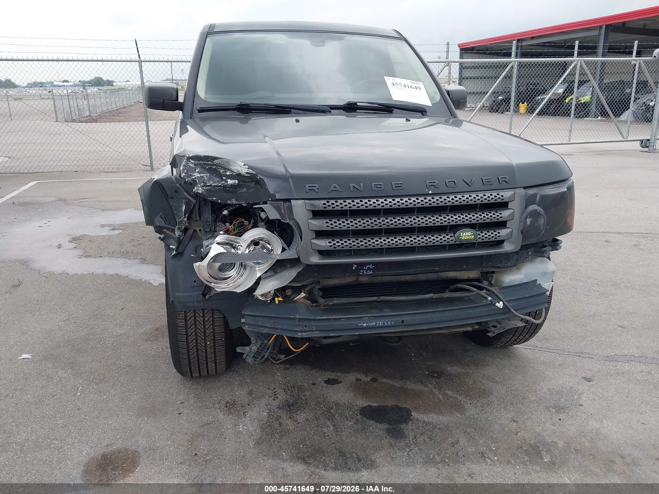 2008 Land Rover Range Rover Sport Hse Black vin: SALSK25418A143256