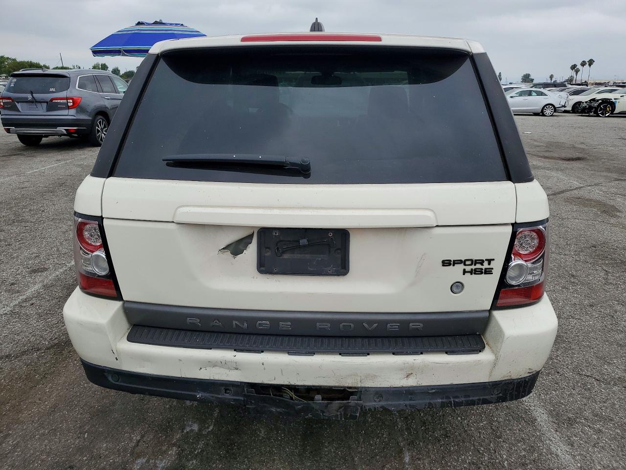 2008 Land Rover Range Rover Sport Hse White vin: SALSK25418A152362
