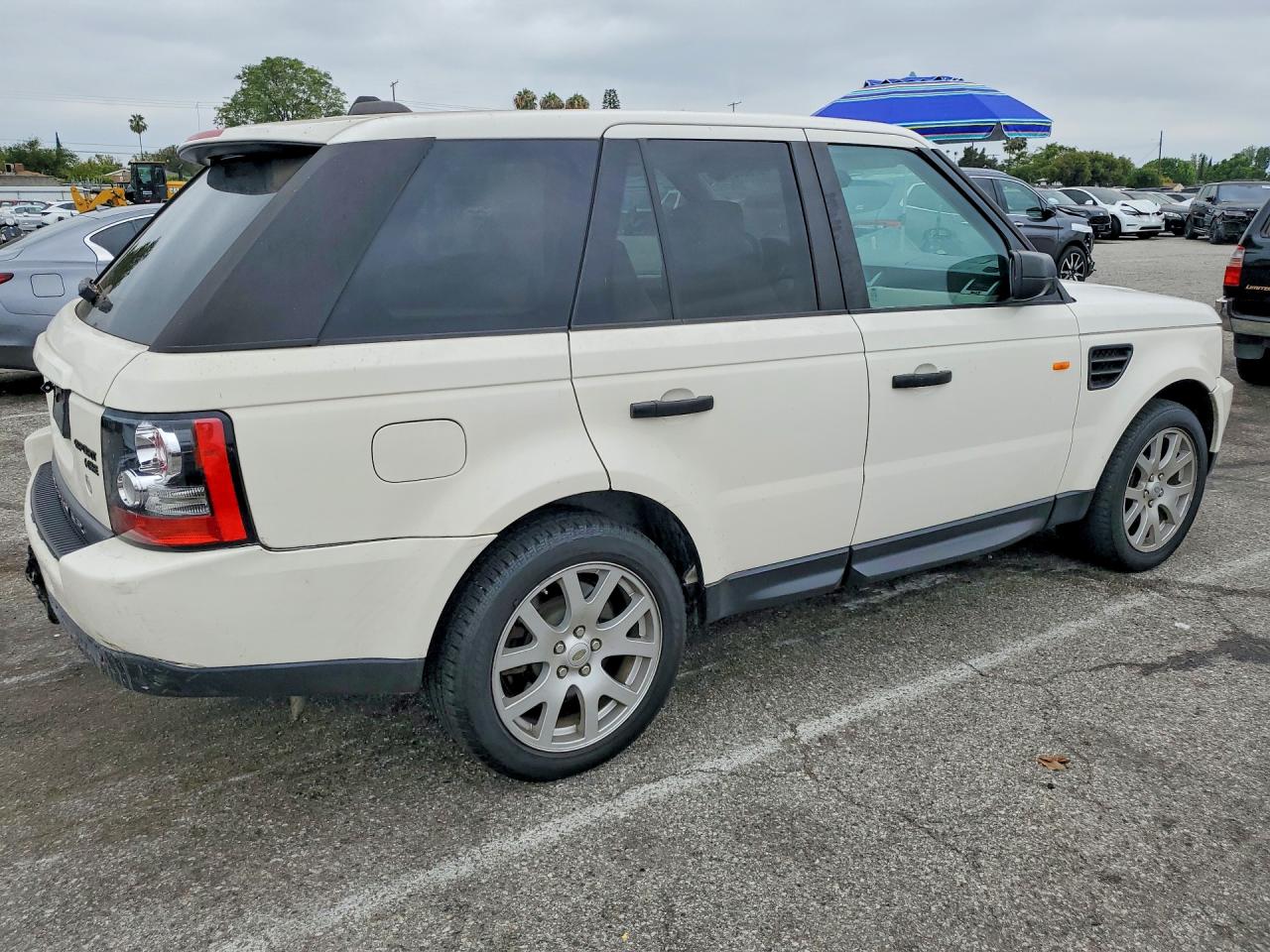 2008 Land Rover Range Rover Sport Hse White vin: SALSK25418A152362