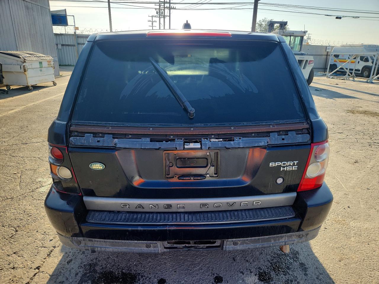 2008 Land Rover Range Rover Sport Hse Black vin: SALSK25418A183224