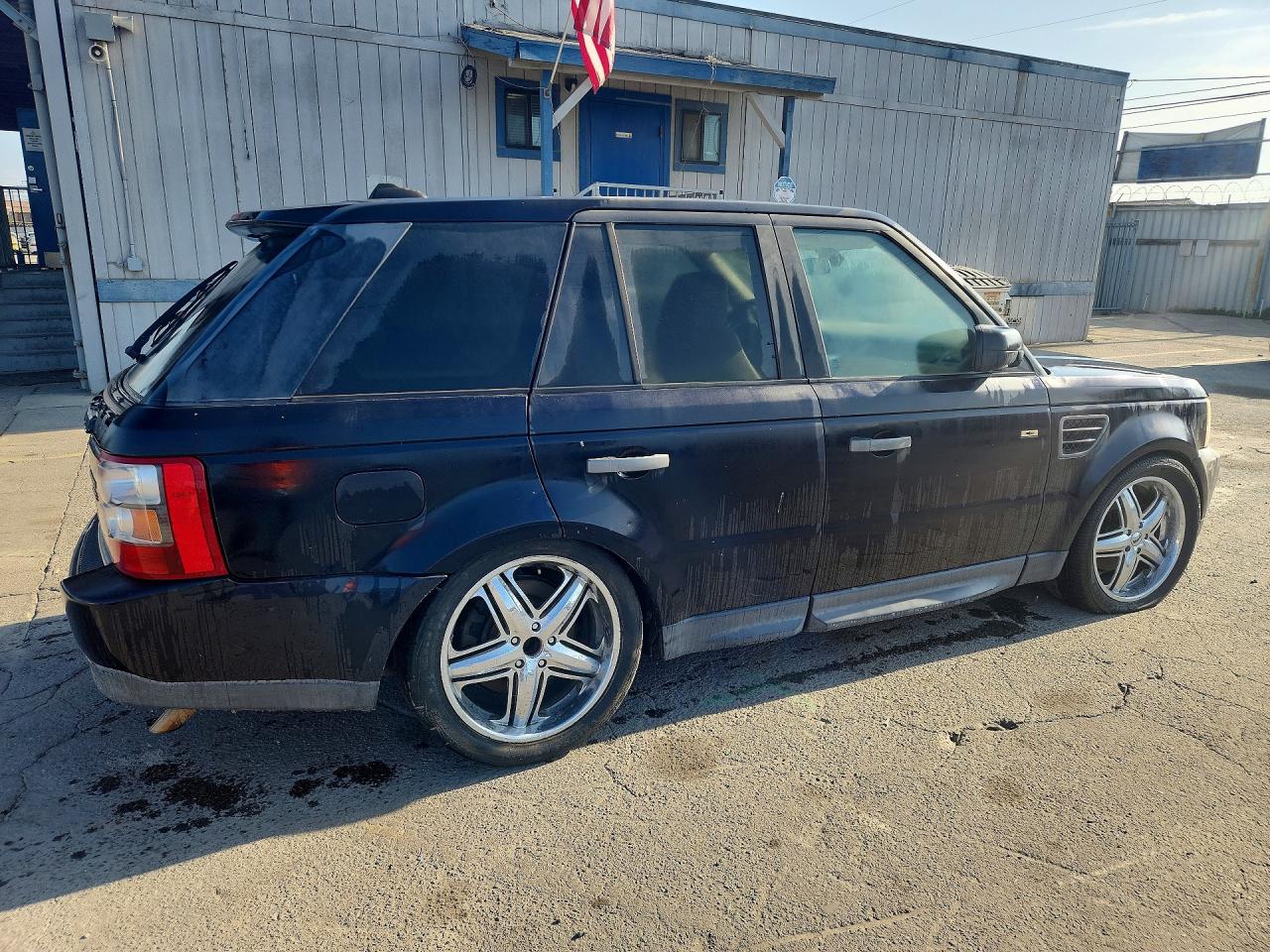 2008 Land Rover Range Rover Sport Hse Black vin: SALSK25418A183224