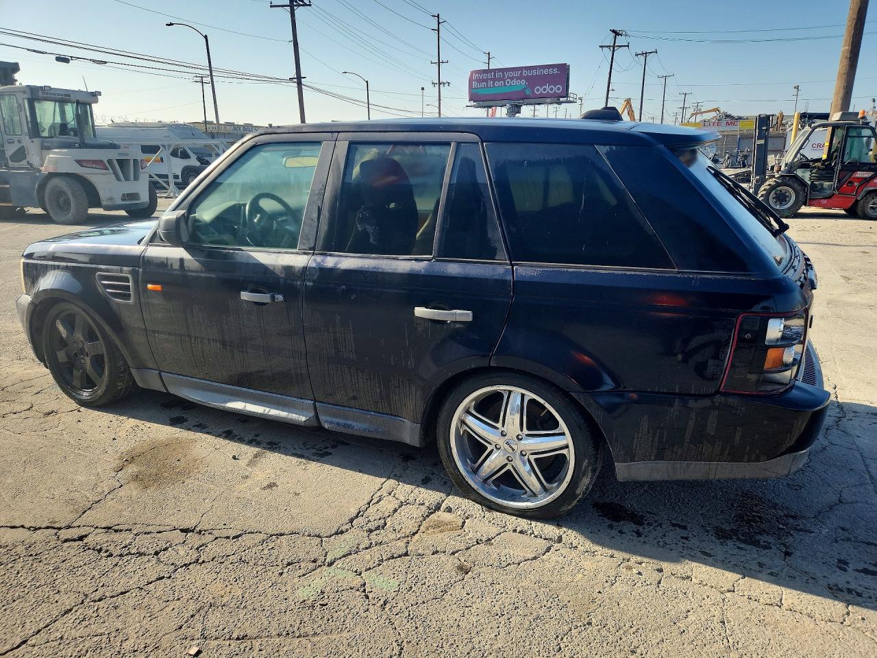 2008 Land Rover Range Rover Sport Hse Black vin: SALSK25418A183224