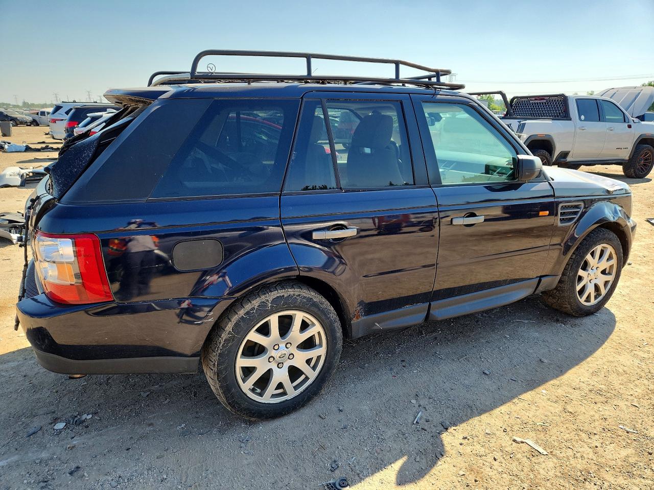 2008 Land Rover Range Rover Sport Hse Black vin: SALSK25438A142500