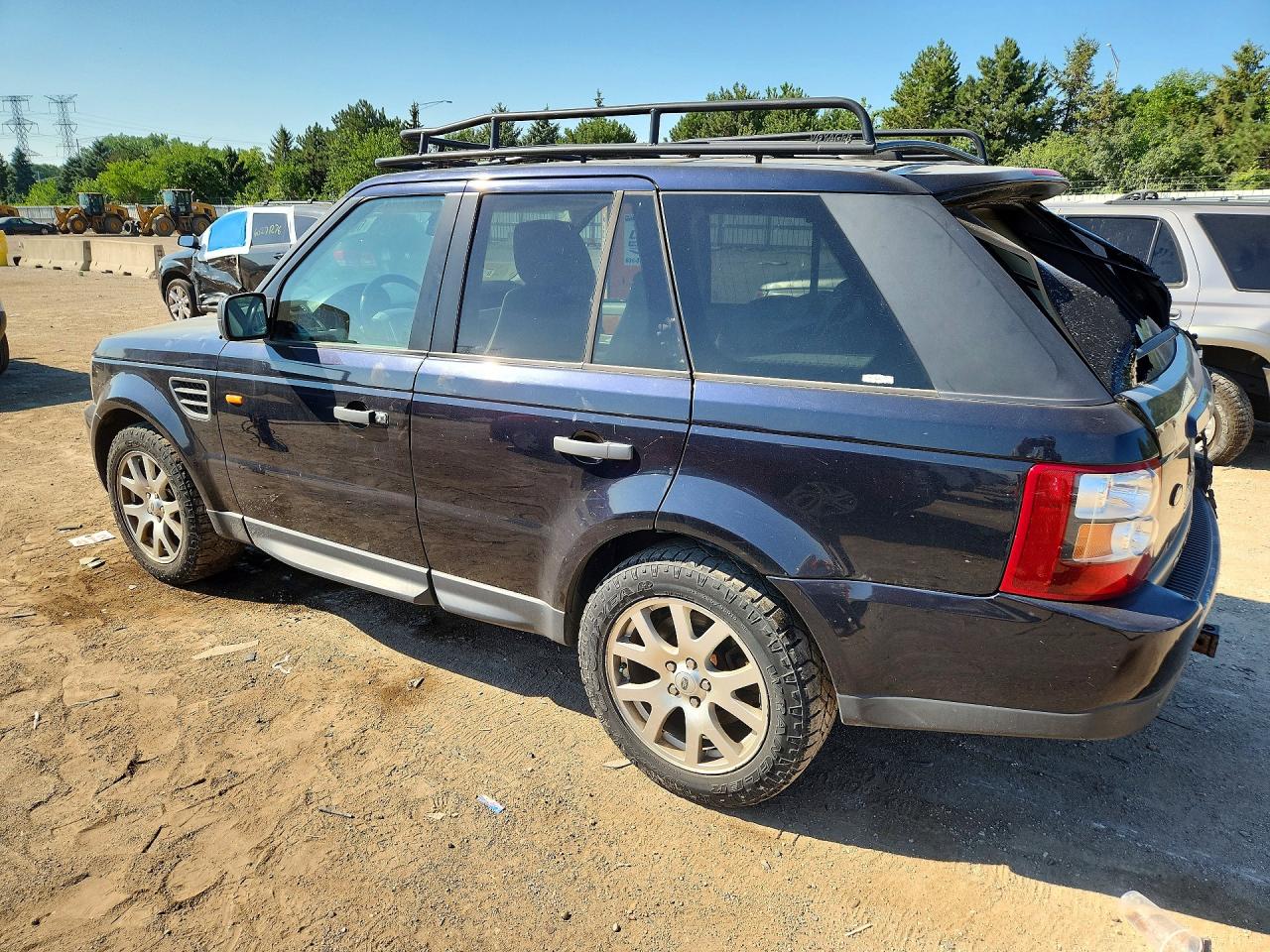 2008 Land Rover Range Rover Sport Hse Black vin: SALSK25438A142500