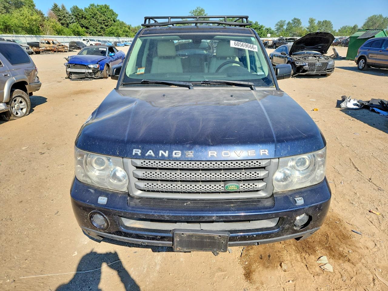 2008 Land Rover Range Rover Sport Hse Black vin: SALSK25438A142500