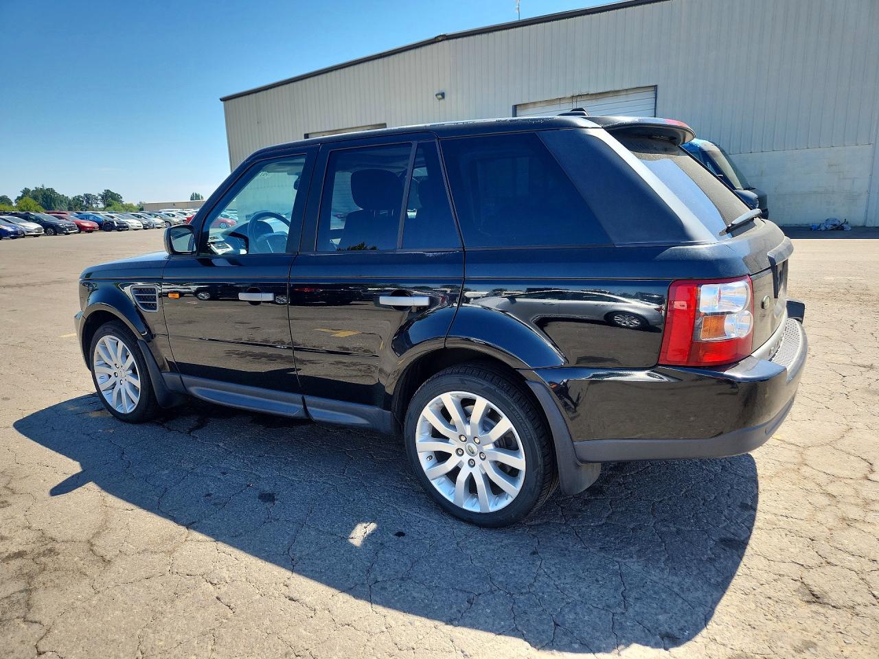2007 Land Rover Range Rover Sport Hse Black vin: SALSK25447A118575