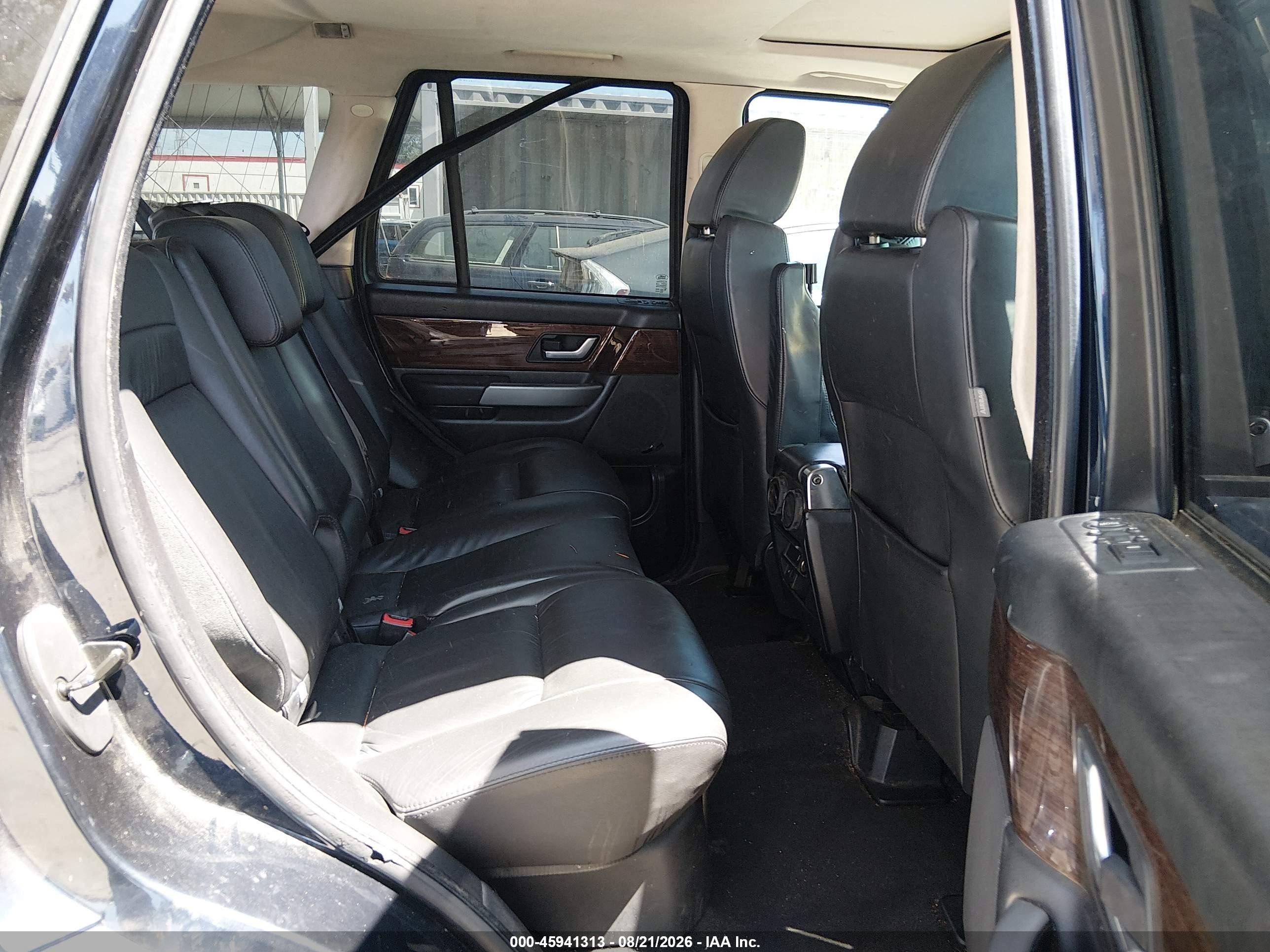 2008 Land Rover Range Rover Sport Hse Dark Blue vin: SALSK25448A150945