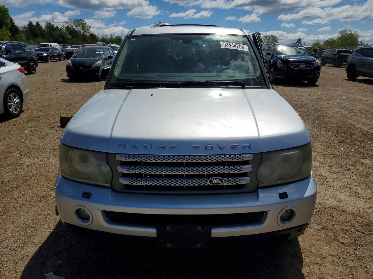 2008 Land Rover Range Rover Sport Hse Silver vin: SALSK25458A140358