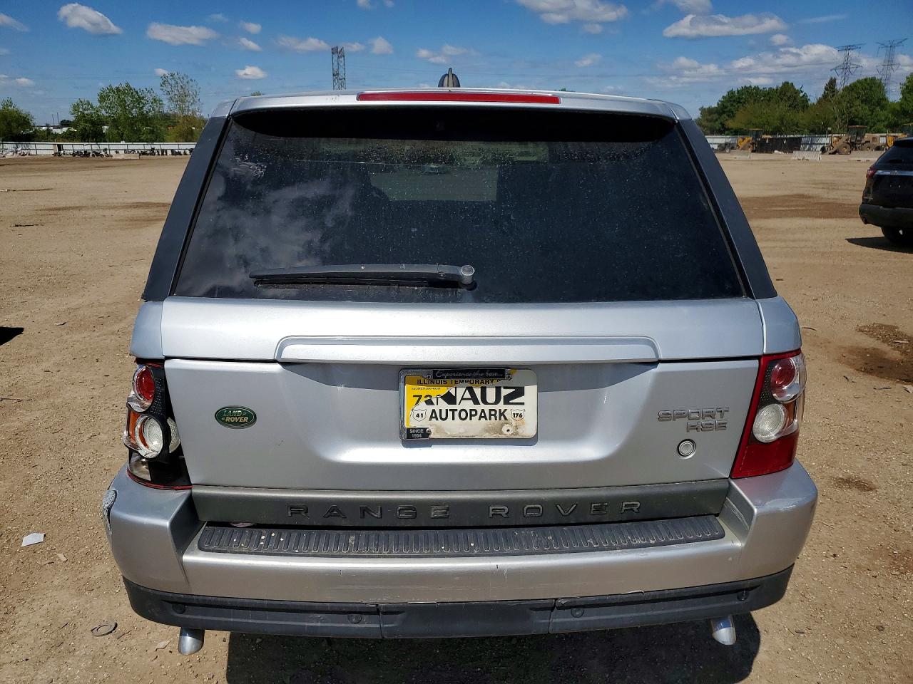 2008 Land Rover Range Rover Sport Hse Silver vin: SALSK25458A140358