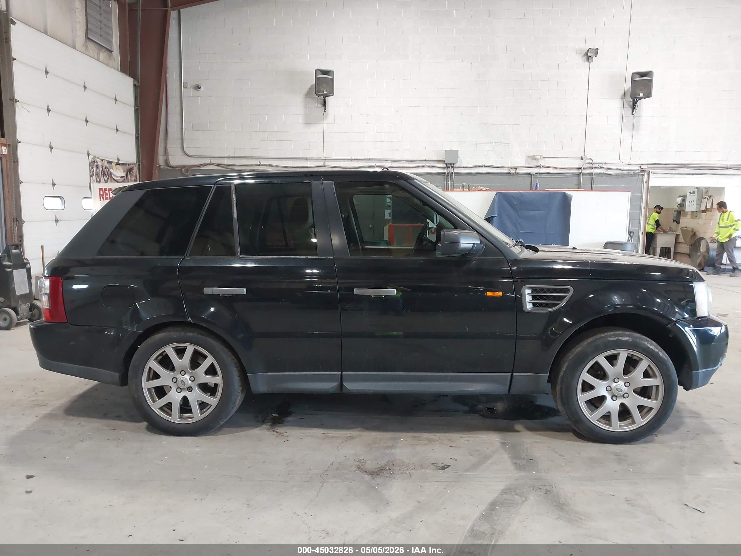2008 Land Rover Range Rover Sport Hse Черный vin: SALSK25468A123312