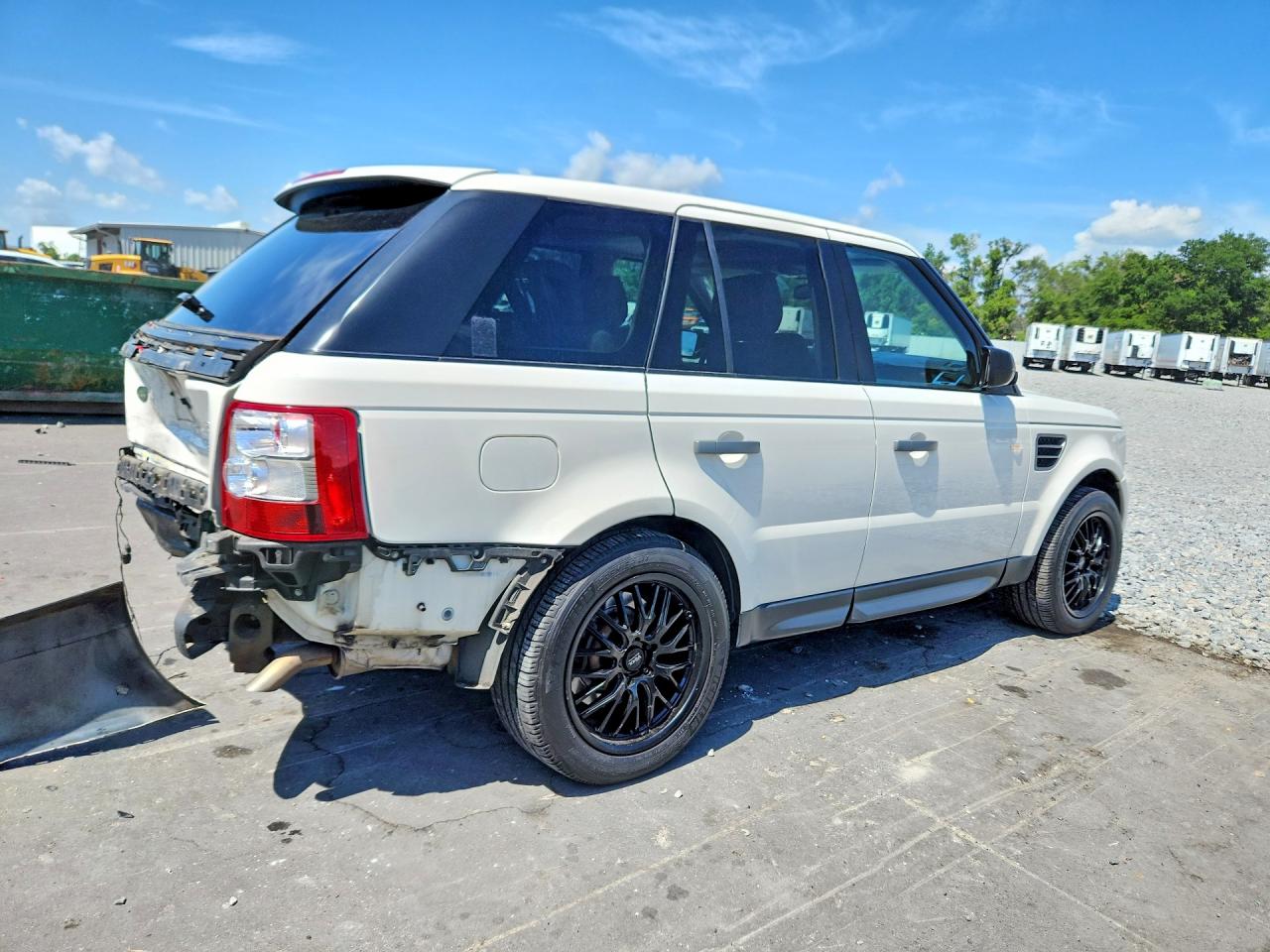2009 Land Rover Range Rover Sport Hse White vin: SALSK25469A203582