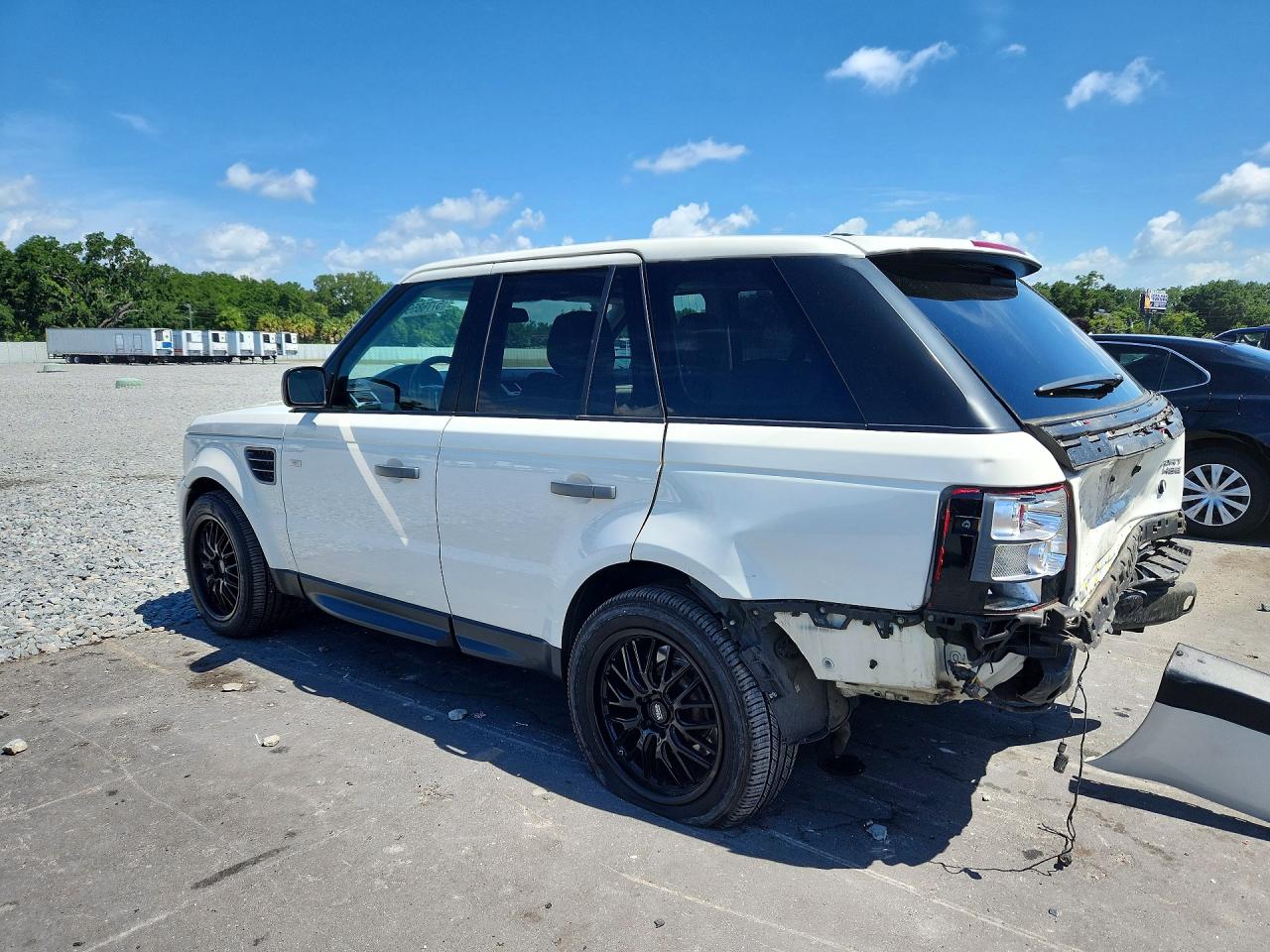 2009 Land Rover Range Rover Sport Hse White vin: SALSK25469A203582