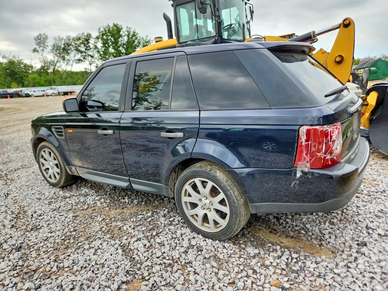 2007 Land Rover Range Rover Sport Hse Синий vin: SALSK25477A113077