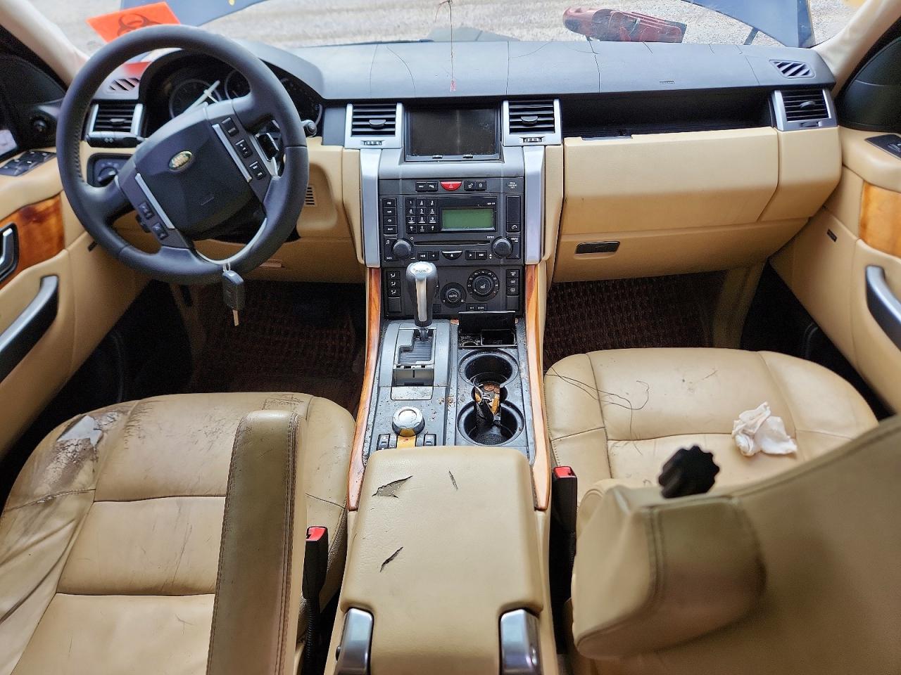 2007 Land Rover Range Rover Sport Hse Синий vin: SALSK25477A113077