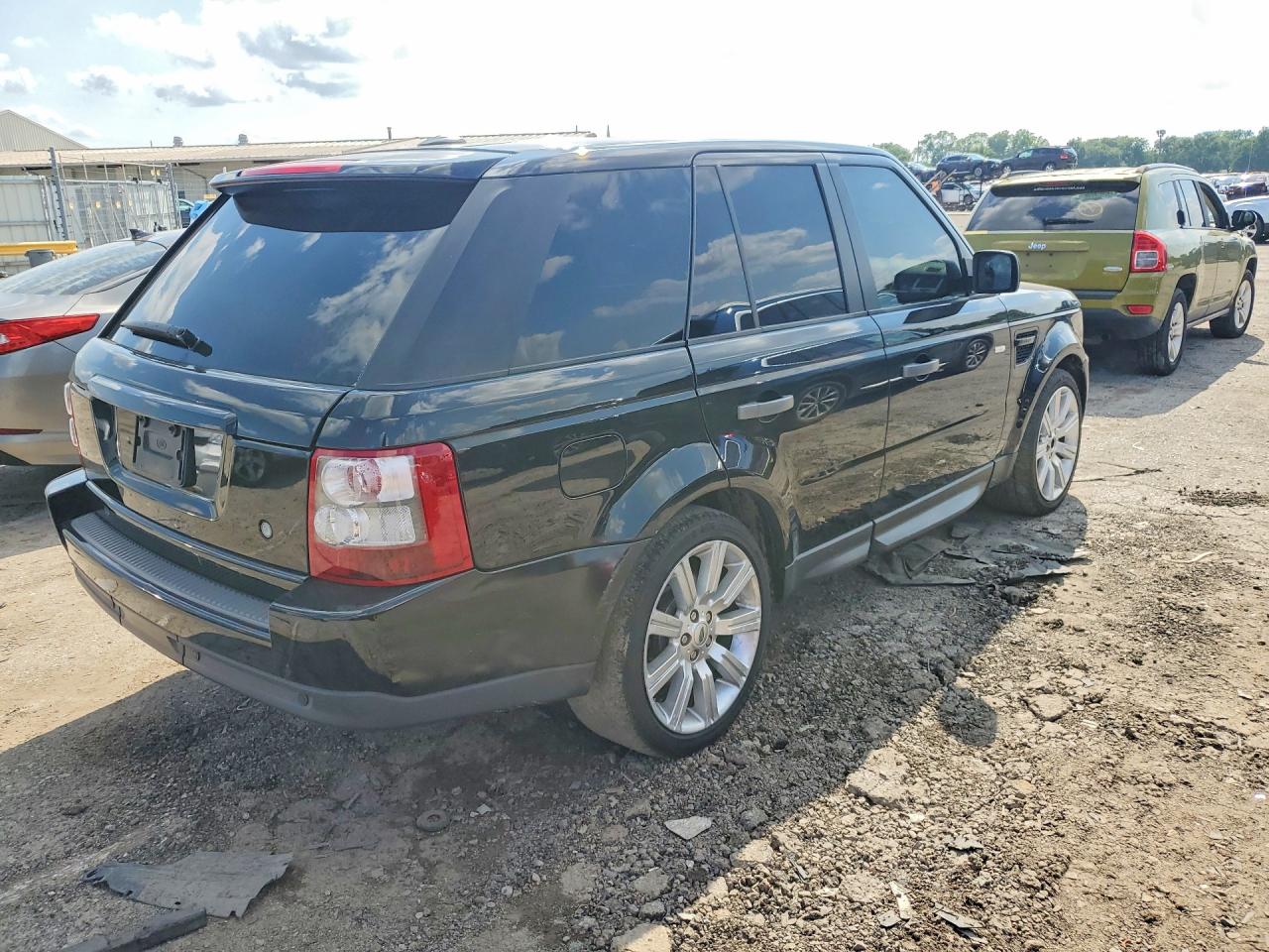 2009 Land Rover Range Rover Sport Hse Черный vin: SALSK254X9A213709