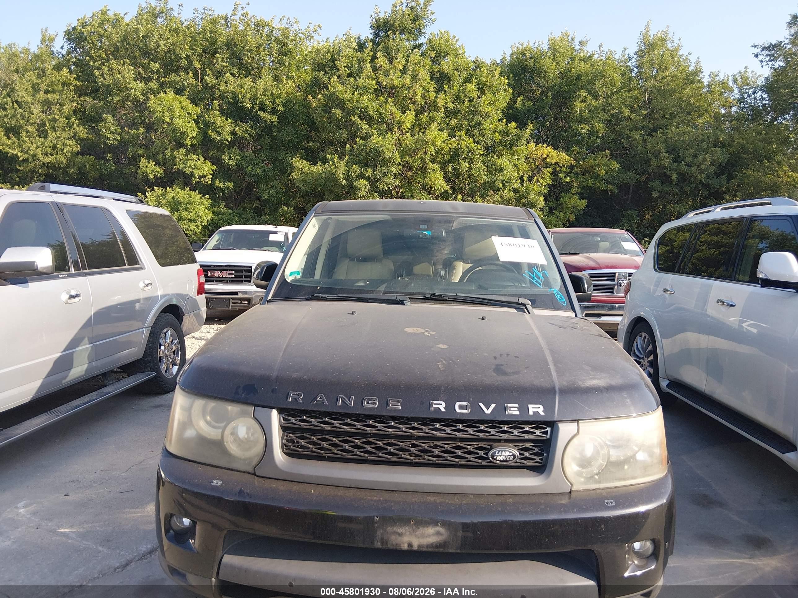2010 Land Rover Range Rover Sport Hse Black vin: SALSK2D40AA240598