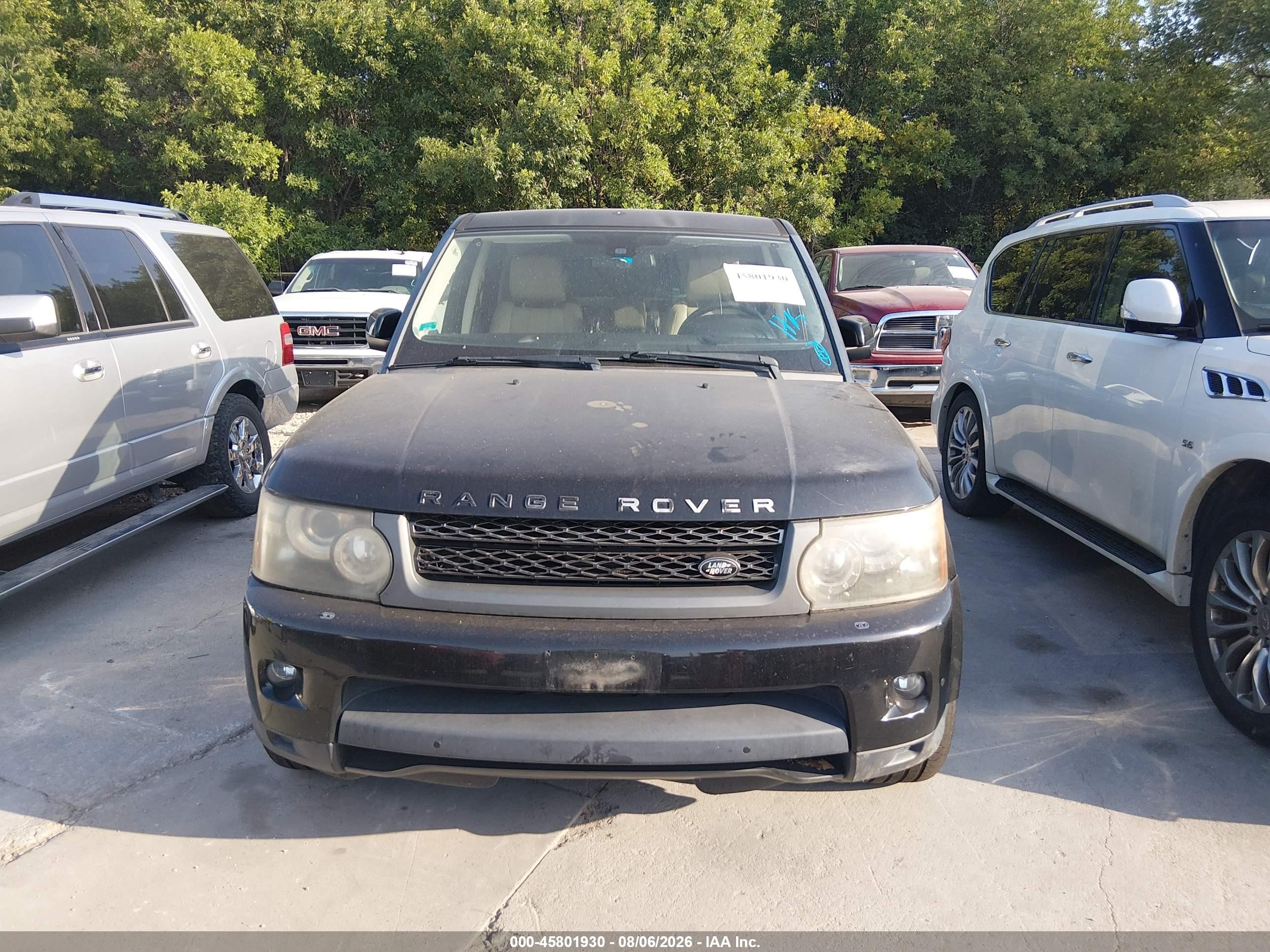 2010 Land Rover Range Rover Sport Hse Black vin: SALSK2D40AA240598