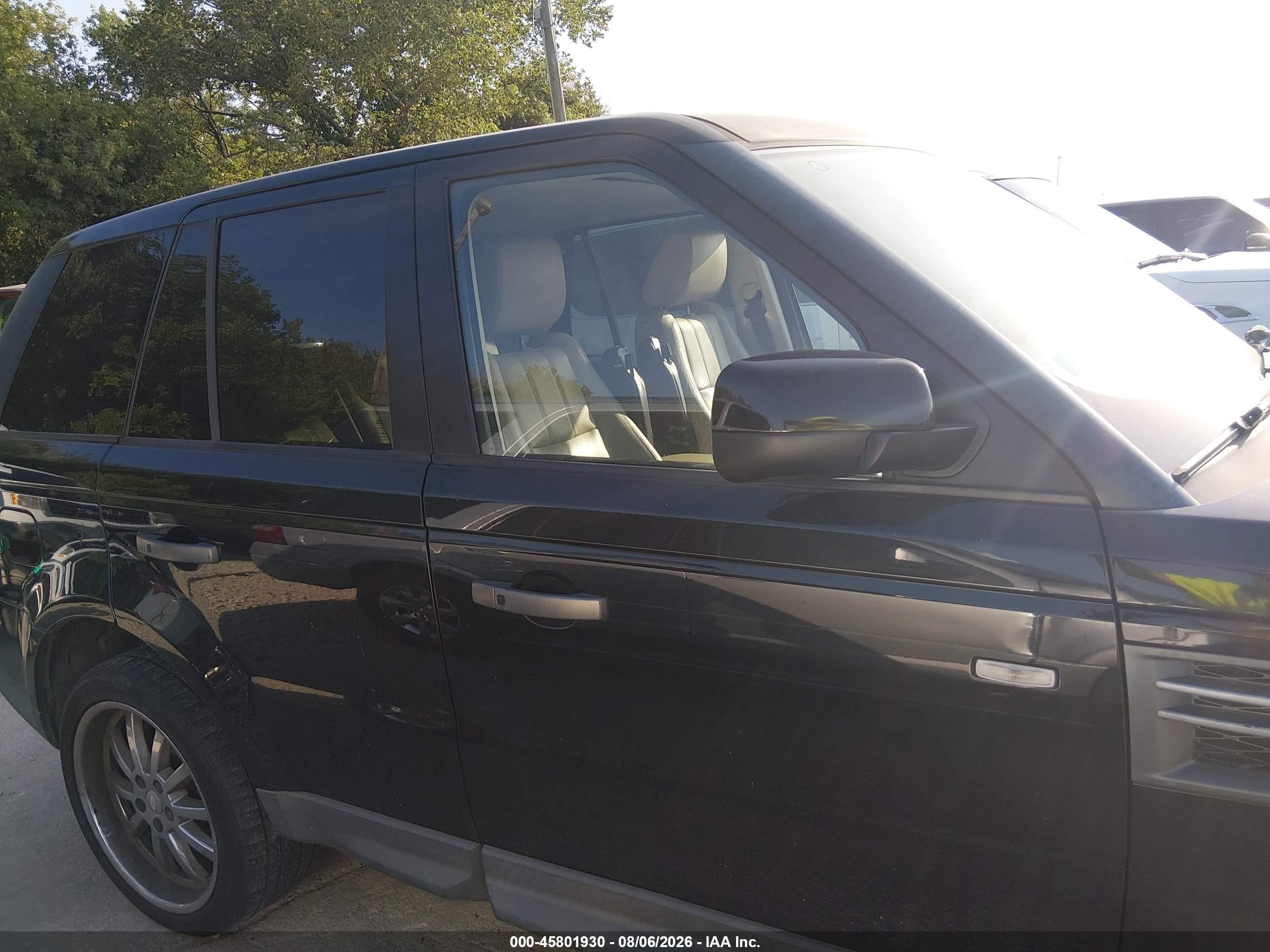 2010 Land Rover Range Rover Sport Hse Black vin: SALSK2D40AA240598
