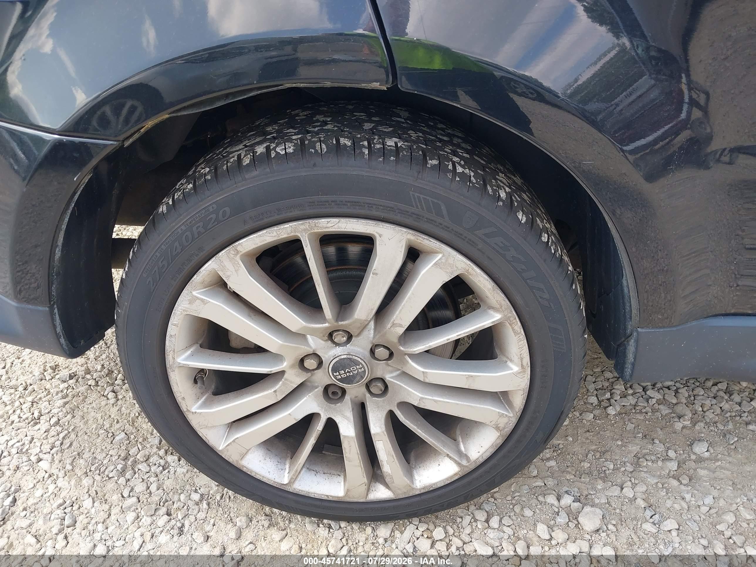 2012 Land Rover Range Rover Sport Hse Black vin: SALSK2D40CA721857