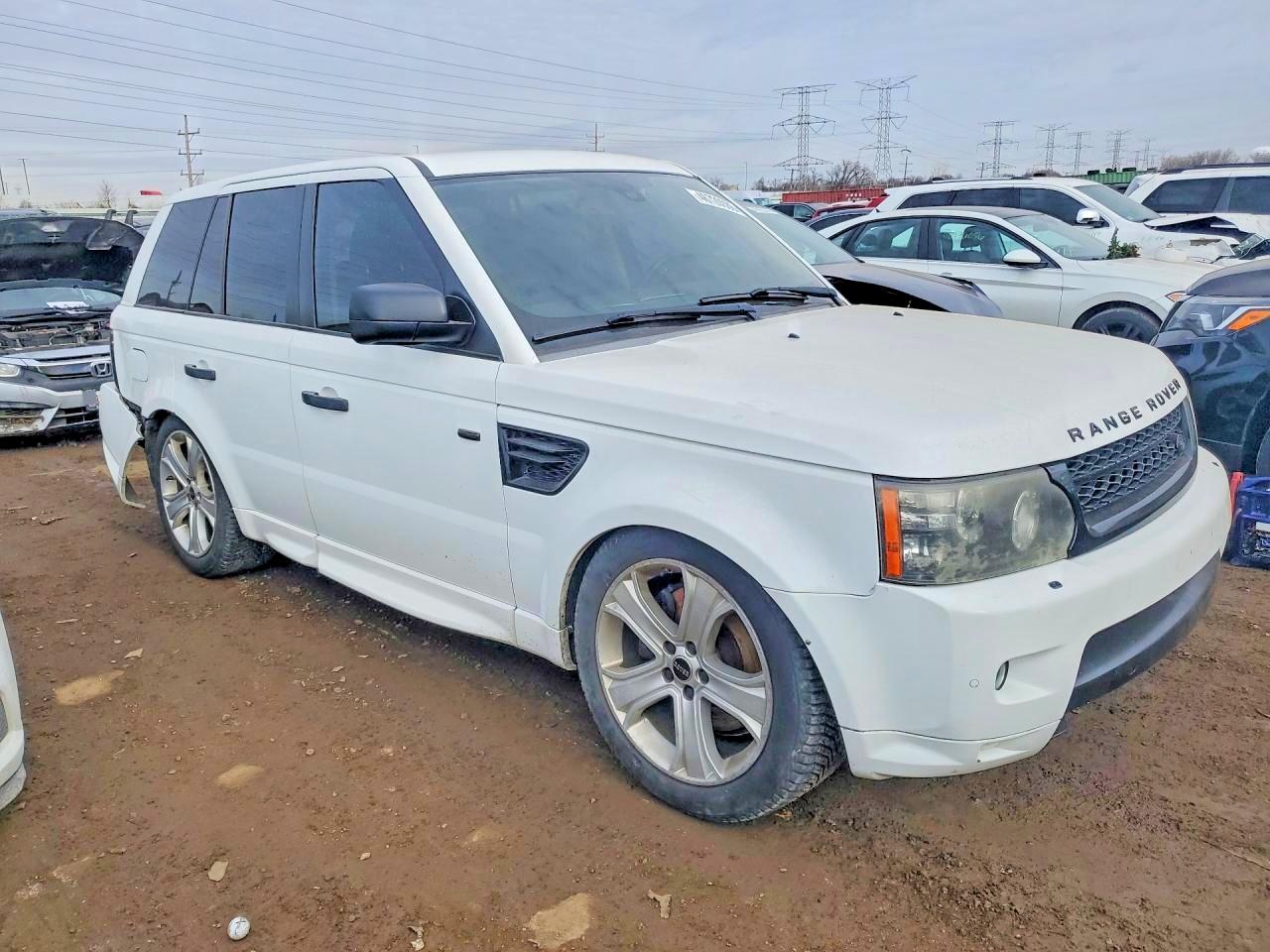 2012 Land Rover Range Rover Sport Hse Luxury White vin: SALSK2D40CA753904
