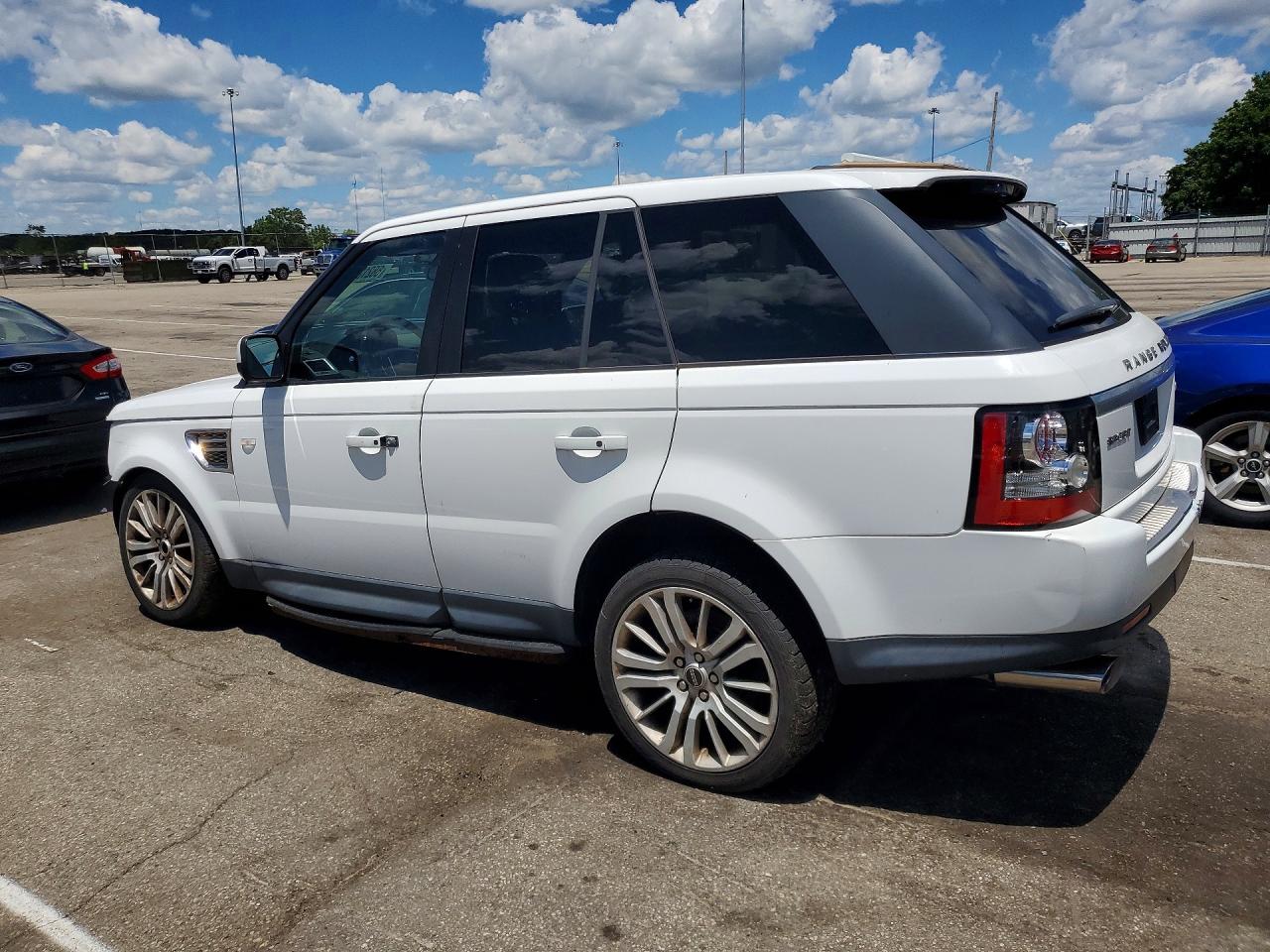 2013 Land Rover Range Rover Sport Hse Luxury White vin: SALSK2D40DA766203