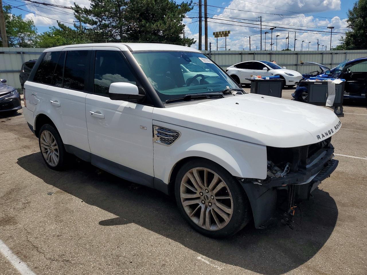 2013 Land Rover Range Rover Sport Hse Luxury White vin: SALSK2D40DA766203