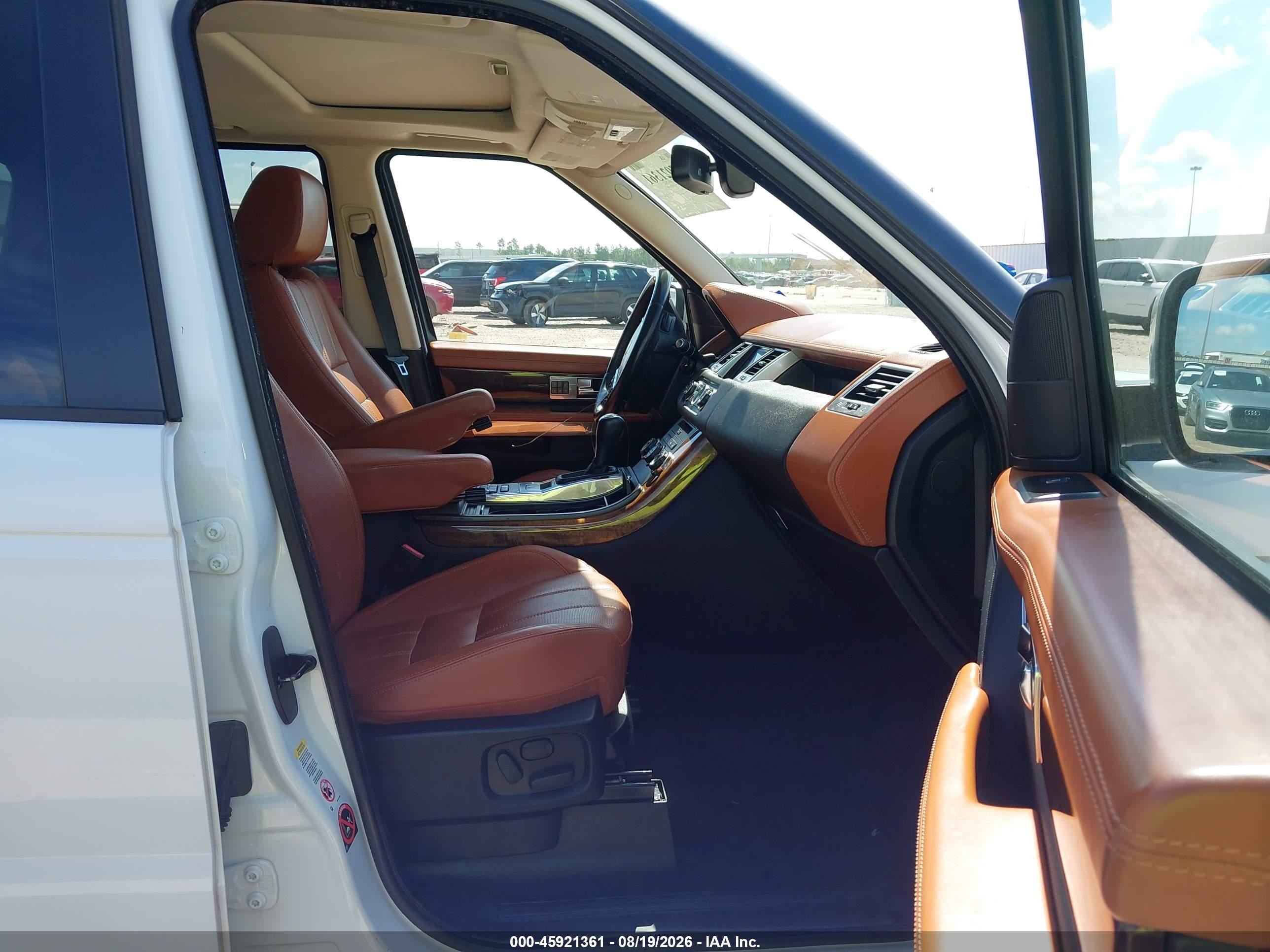 2013 Land Rover Range Rover Sport Hse White vin: SALSK2D40DA812757