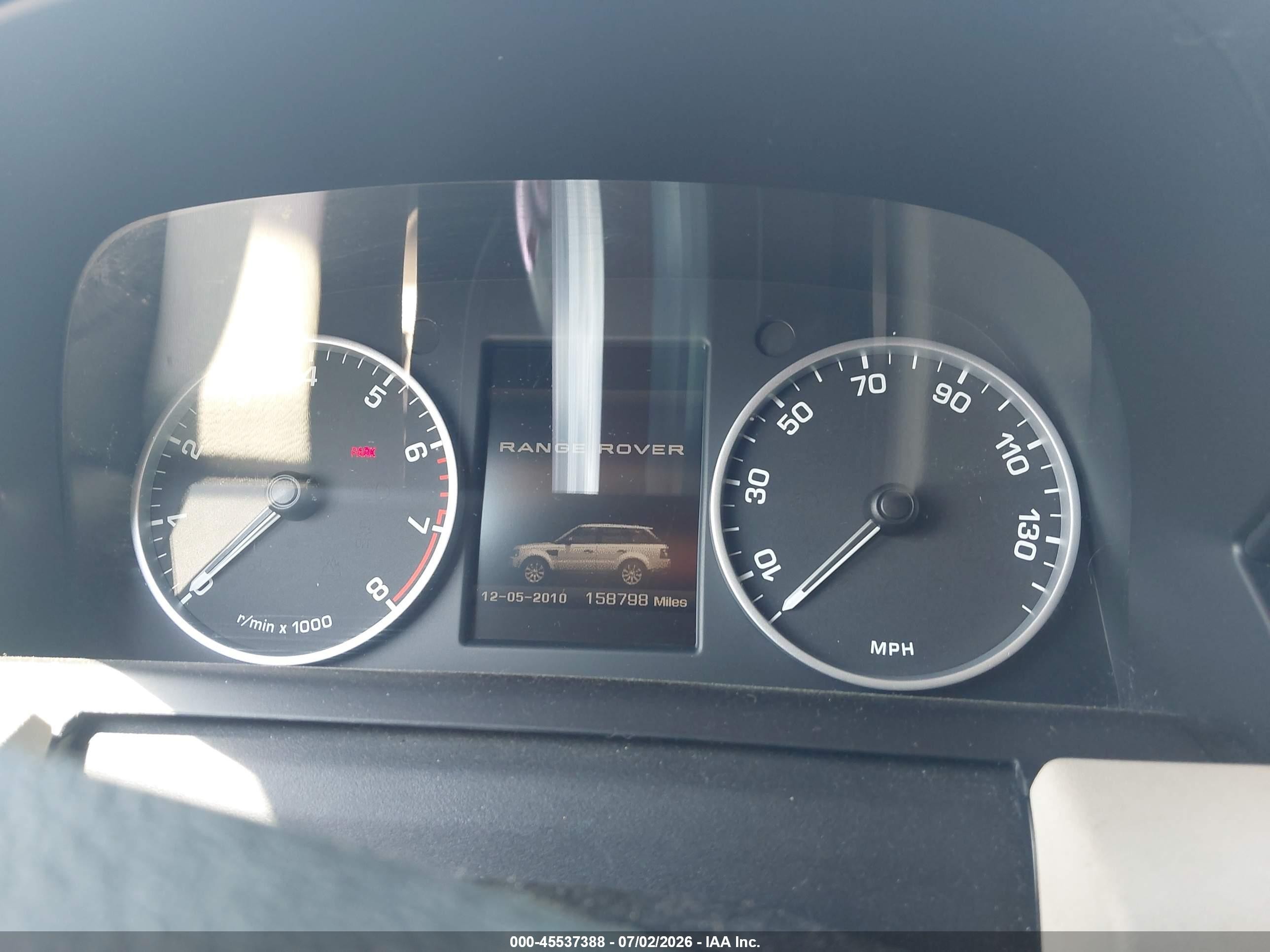 2011 Land Rover Range Rover Sport Hse Черный vin: SALSK2D41BA703821