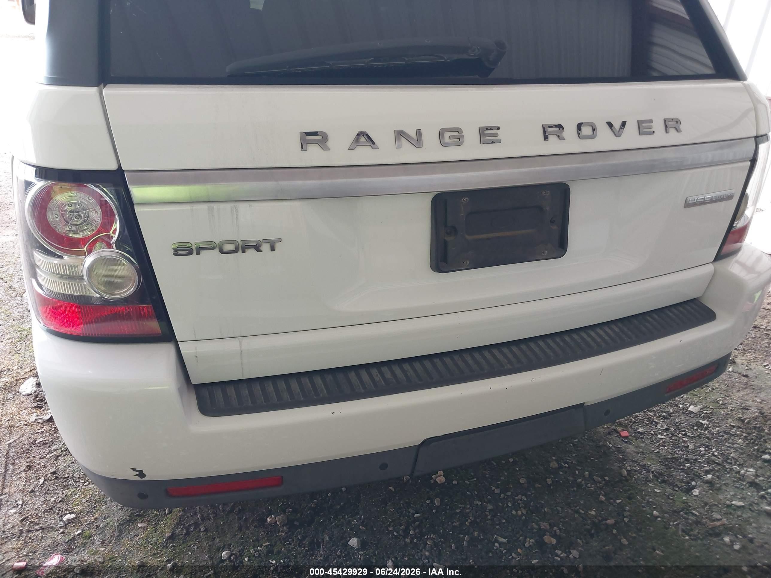 2012 Land Rover Range Rover Sport Hse White vin: SALSK2D41CA719017