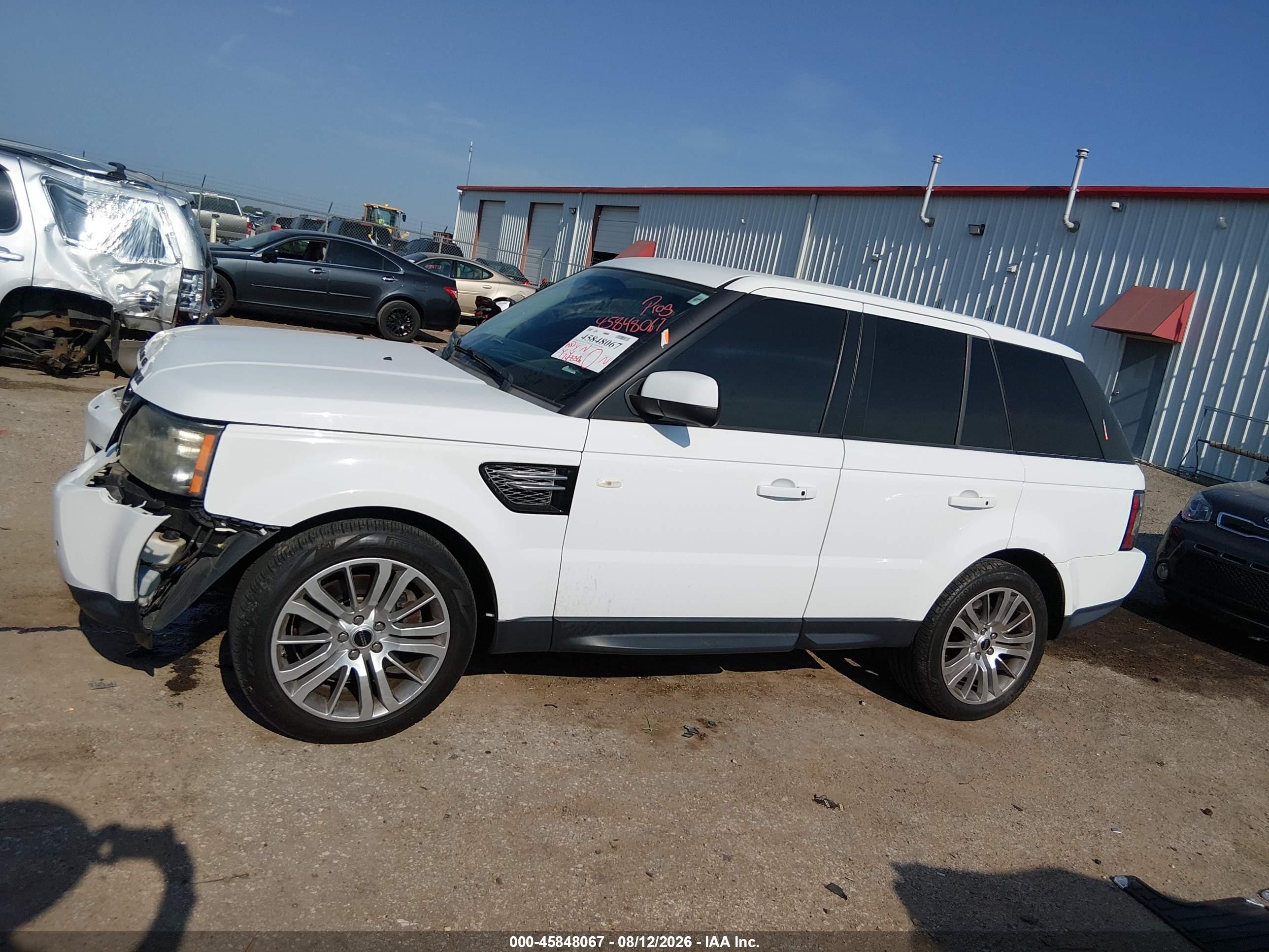 2012 Land Rover Range Rover Sport Hse White vin: SALSK2D41CA749991