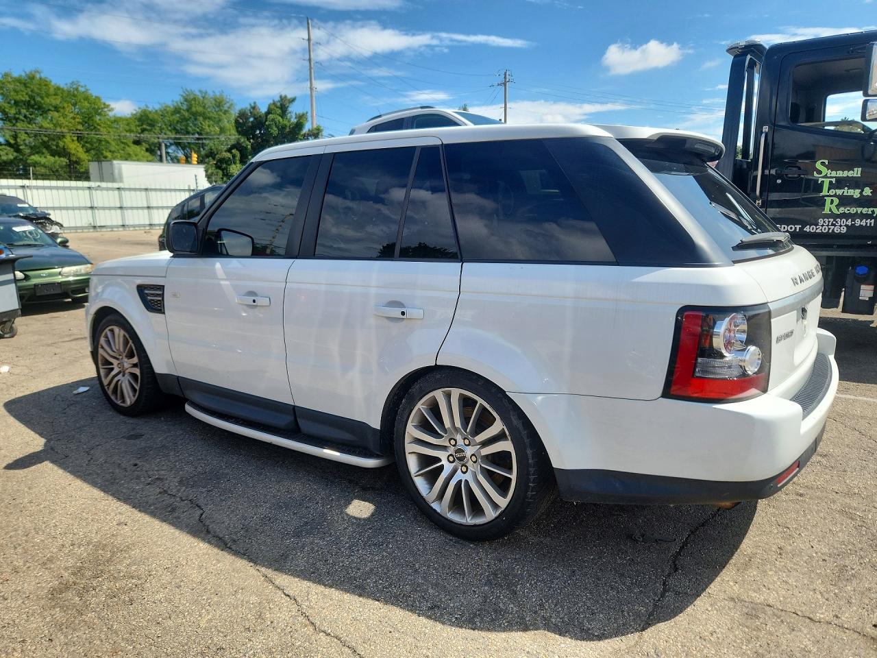 2012 Land Rover Range Rover Sport Hse Luxury White vin: SALSK2D42CA755024