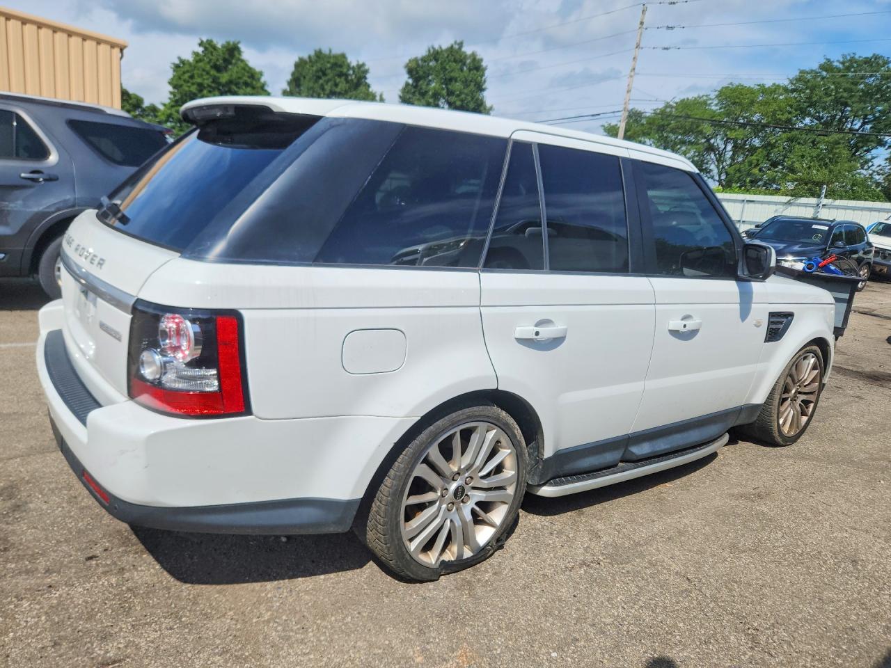 2012 Land Rover Range Rover Sport Hse Luxury White vin: SALSK2D42CA755024