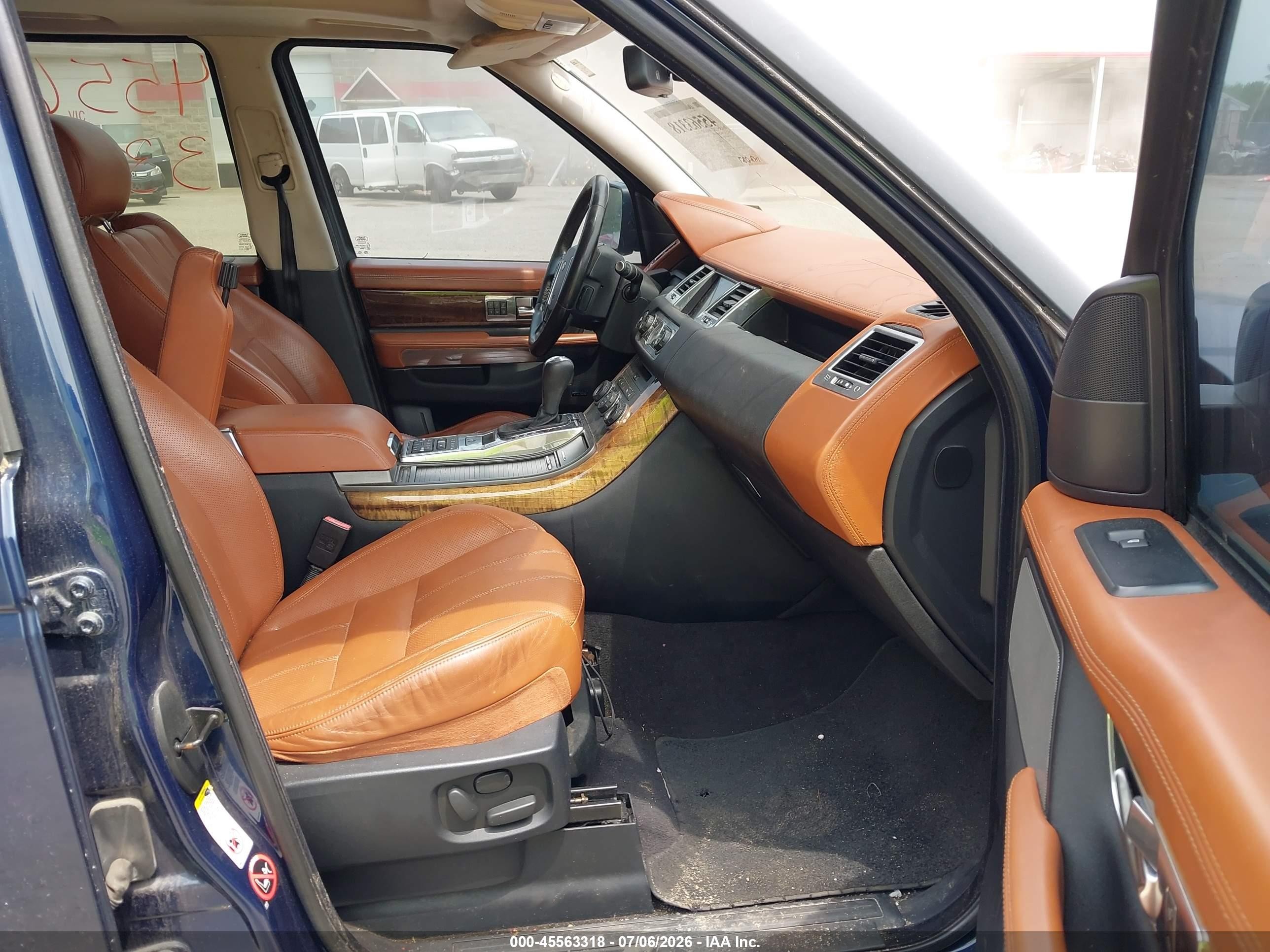 2012 Land Rover Range Rover Sport Hse Blue vin: SALSK2D42CA756237