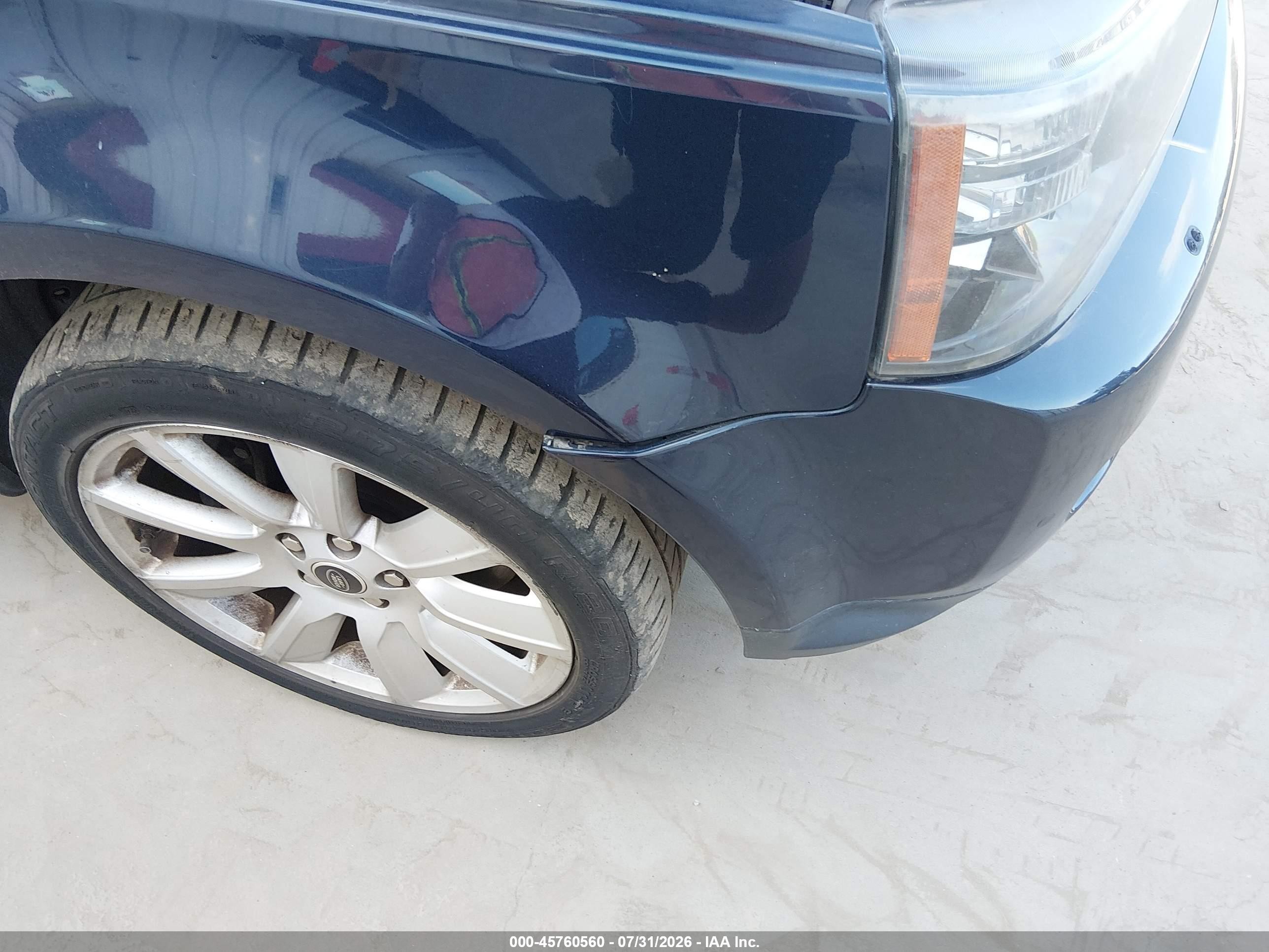2013 Land Rover Range Rover Sport Hse Blue vin: SALSK2D42DA783018