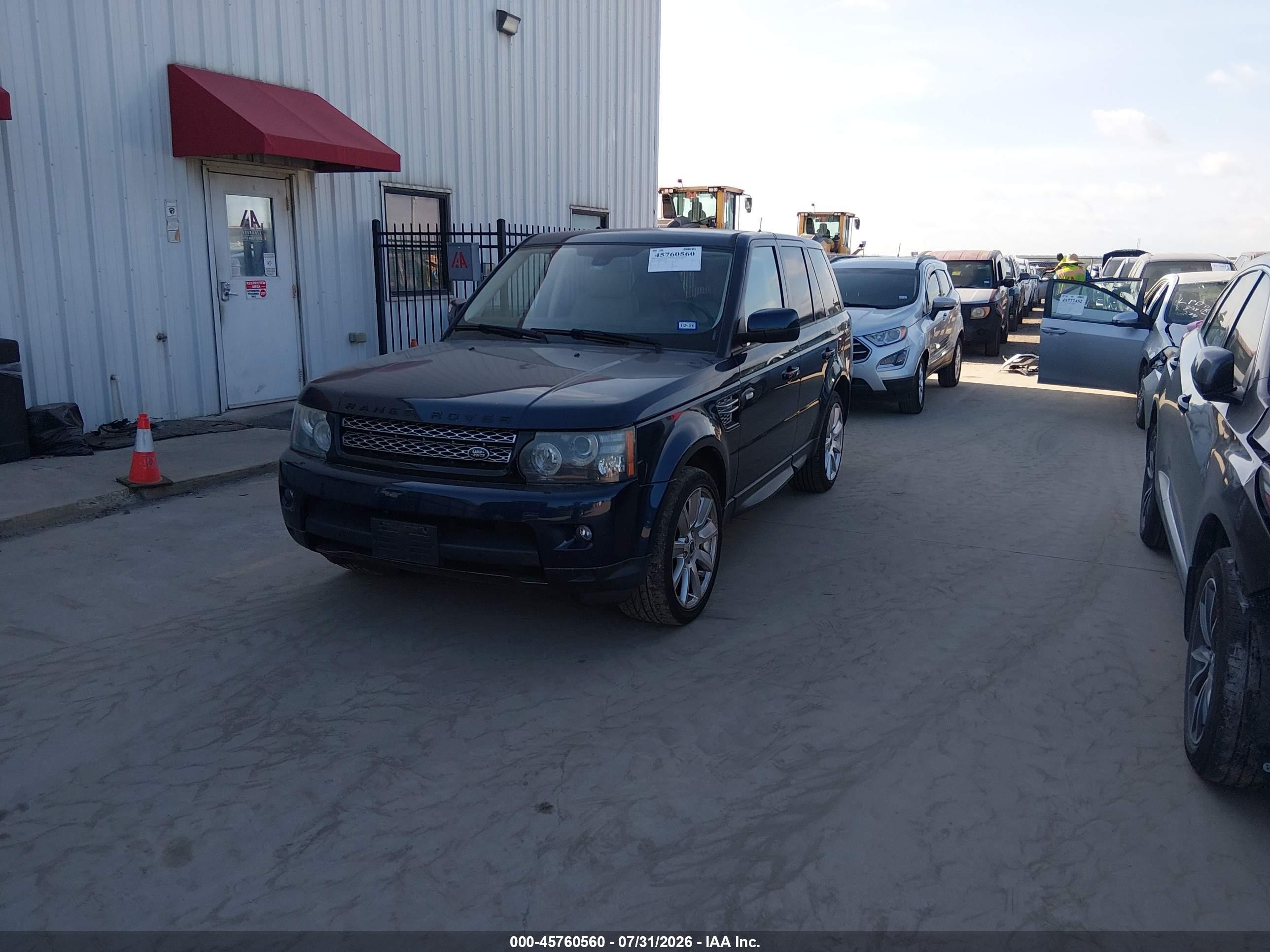 2013 Land Rover Range Rover Sport Hse Blue vin: SALSK2D42DA783018