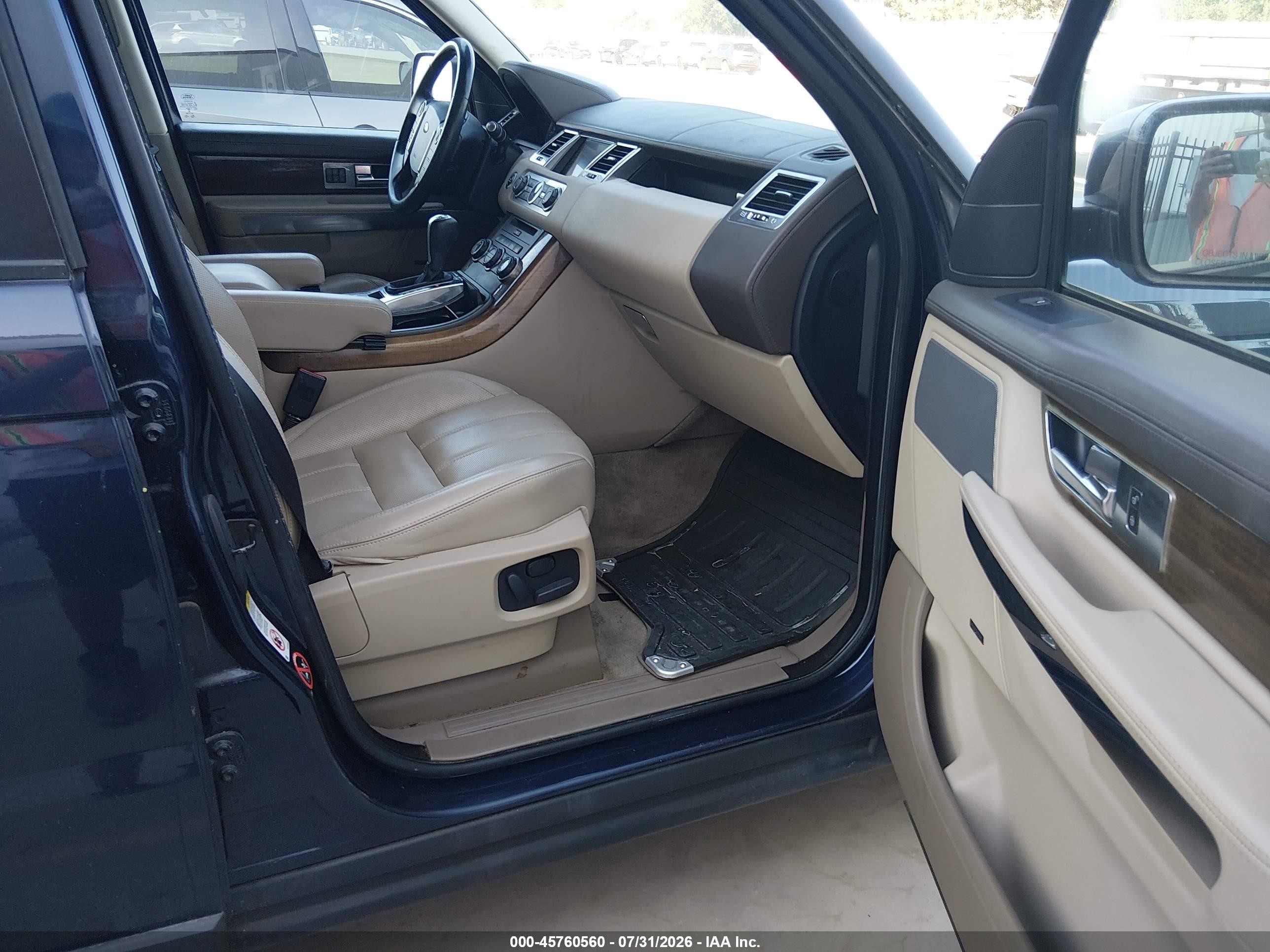 2013 Land Rover Range Rover Sport Hse Blue vin: SALSK2D42DA783018