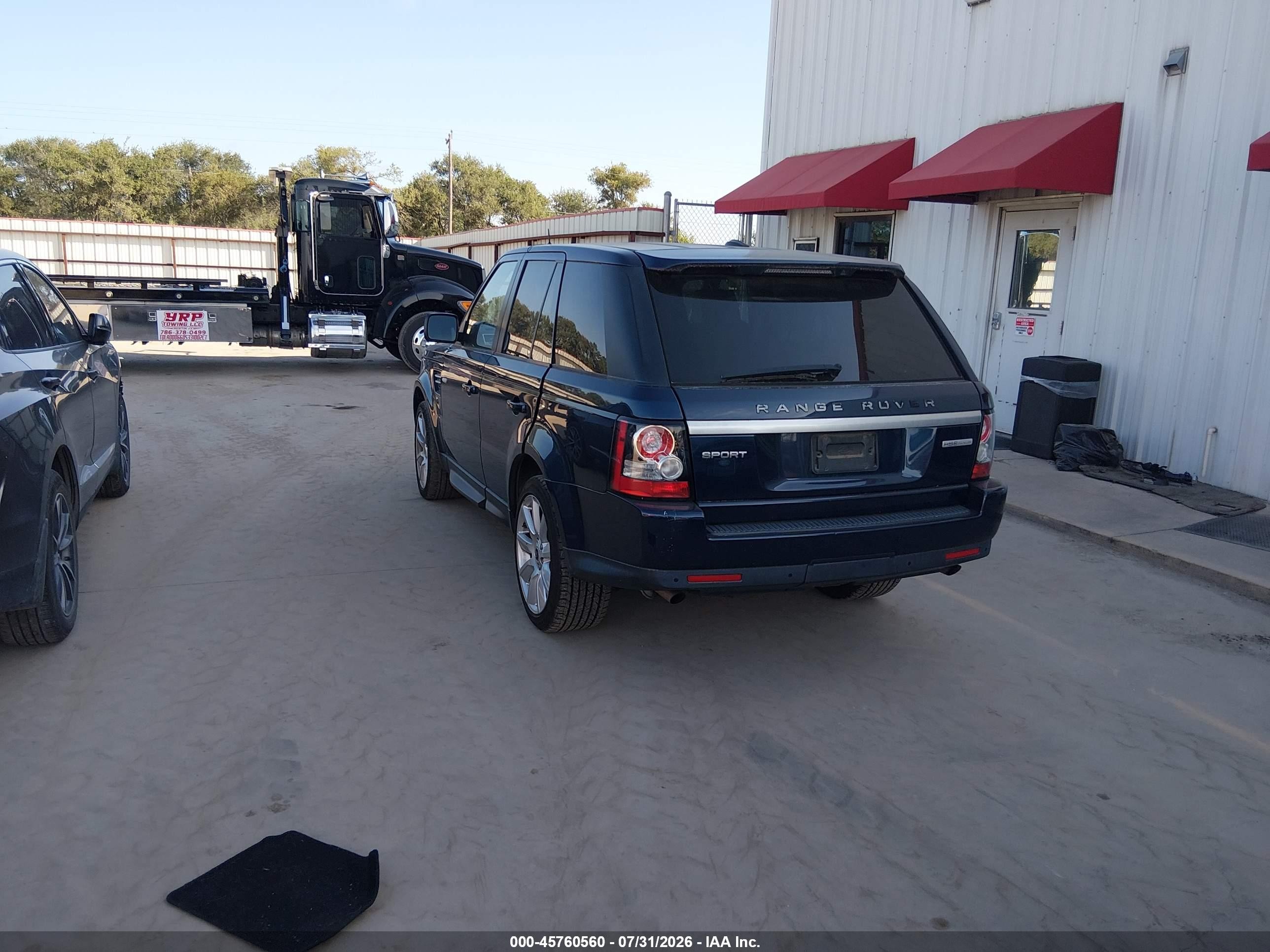 2013 Land Rover Range Rover Sport Hse Blue vin: SALSK2D42DA783018