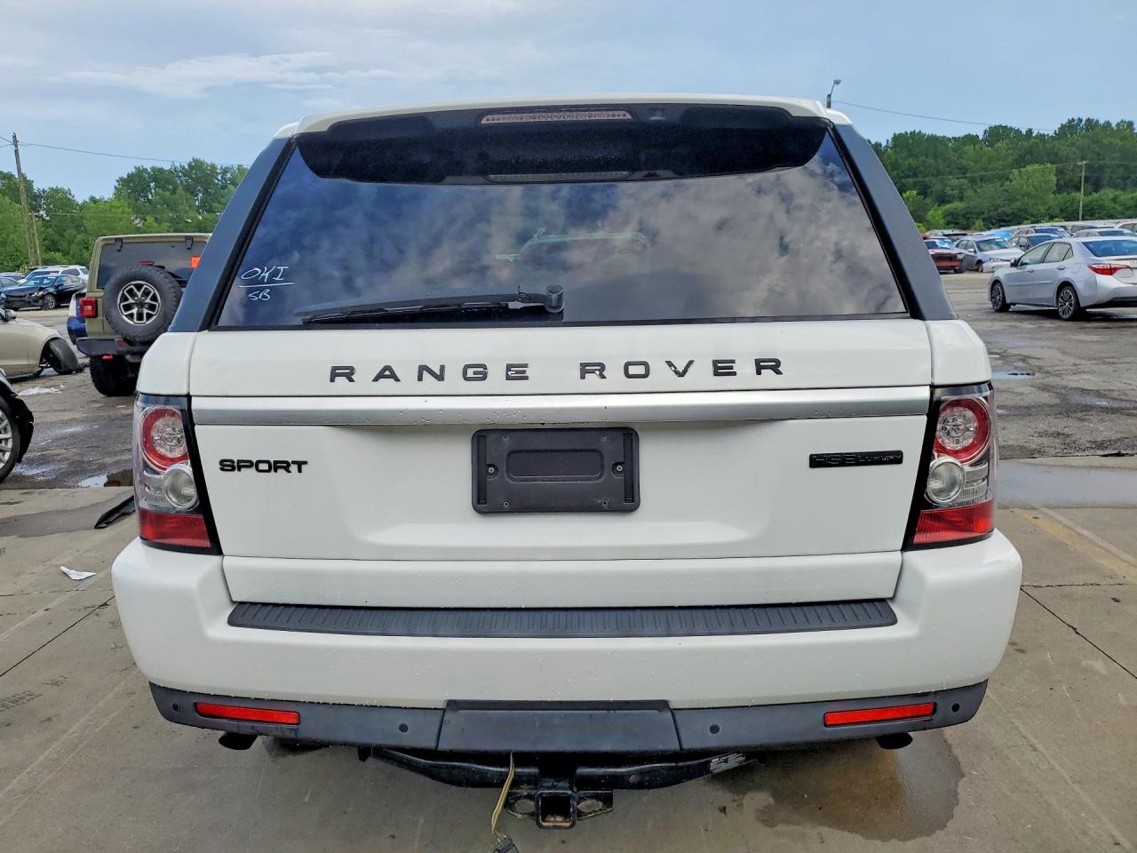 2013 Land Rover Range Rover Sport Hse Luxury White vin: SALSK2D42DA797260