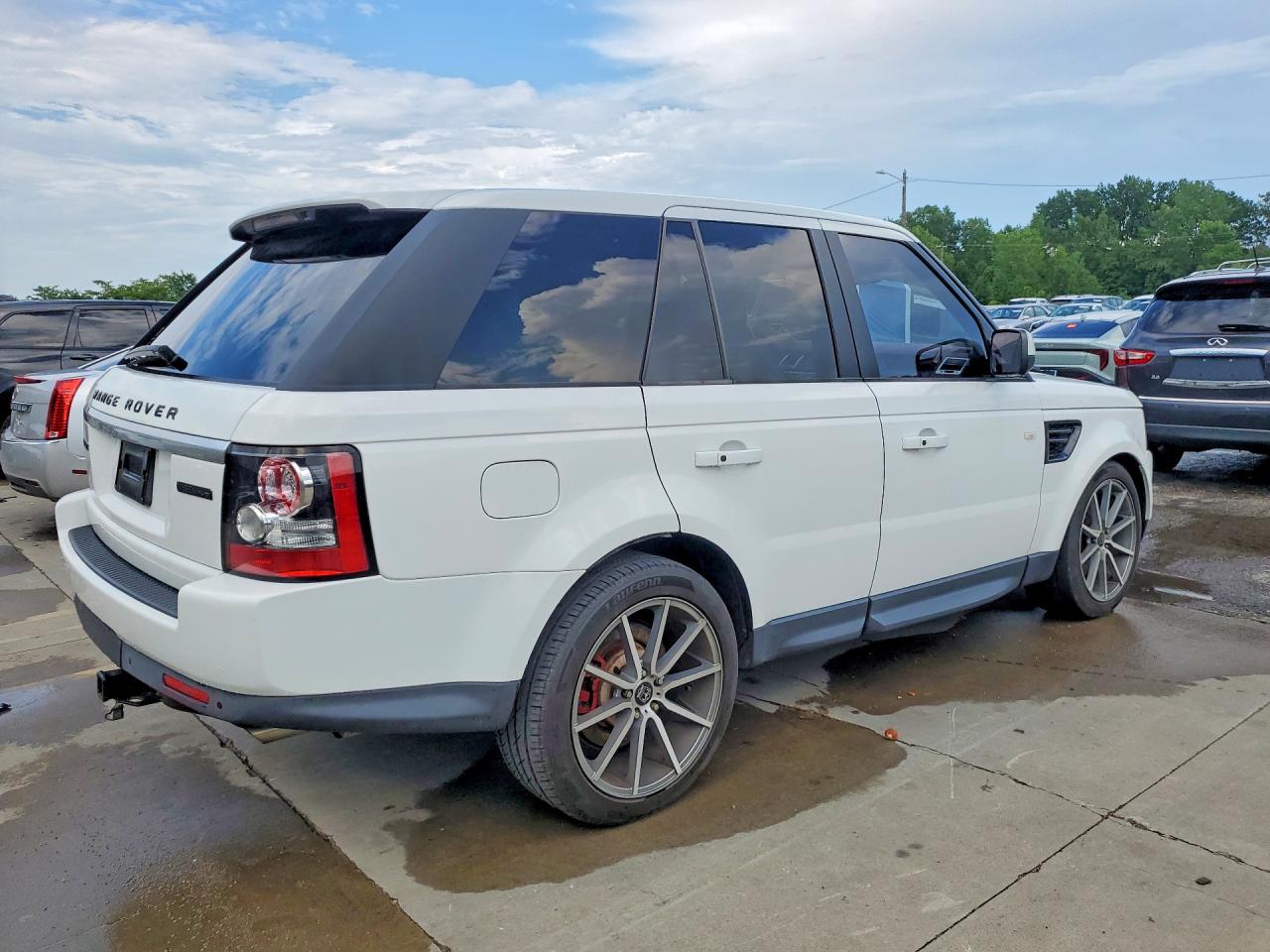 2013 Land Rover Range Rover Sport Hse Luxury White vin: SALSK2D42DA797260