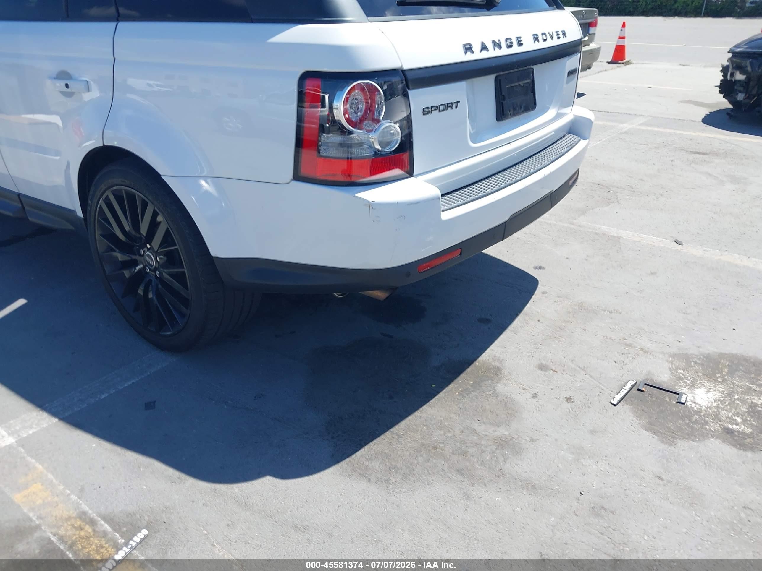2013 Land Rover Range Rover Sport Hse White vin: SALSK2D42DA801825