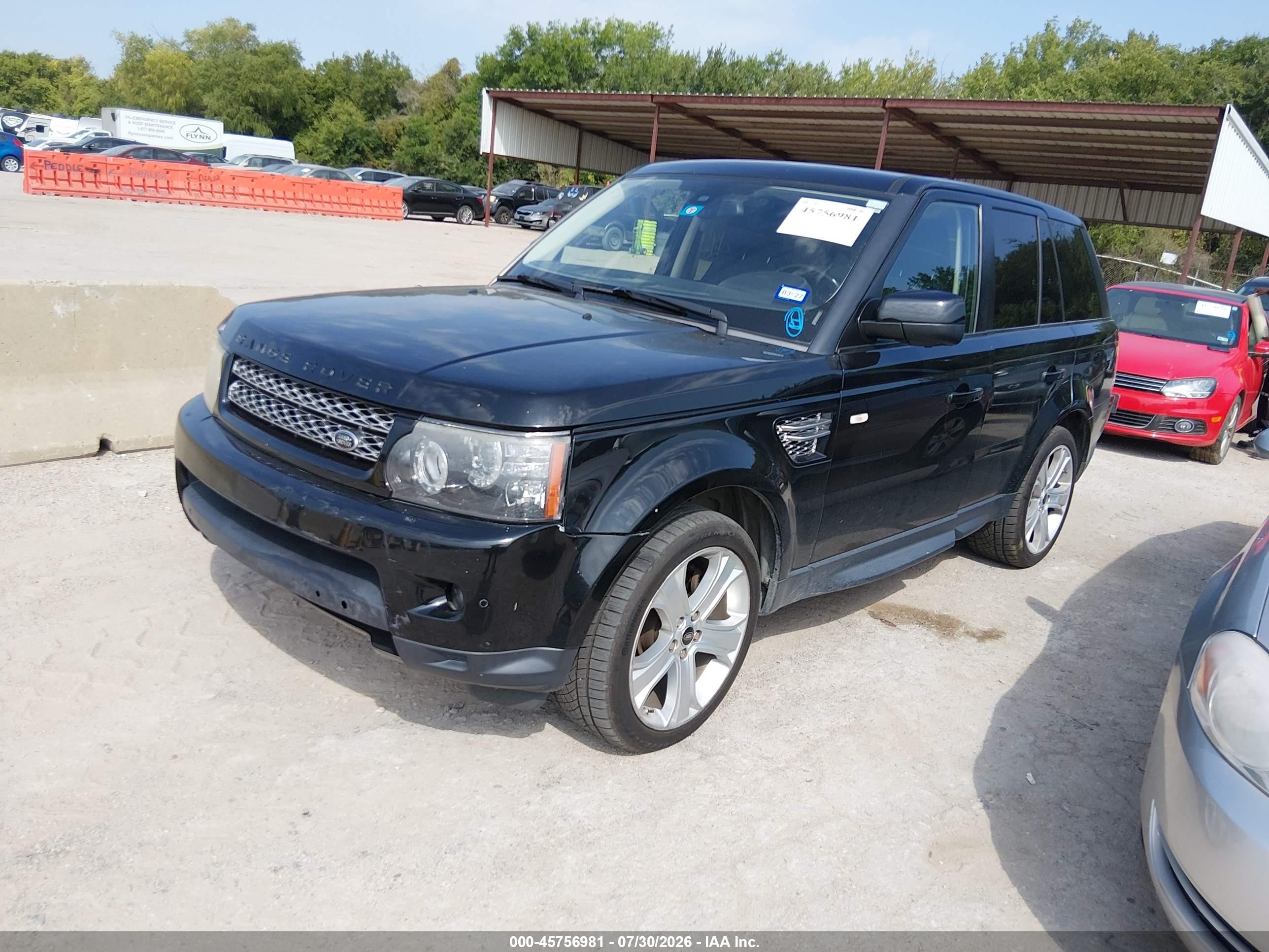 2013 Land Rover Range Rover Sport Hse Black vin: SALSK2D42DA806989