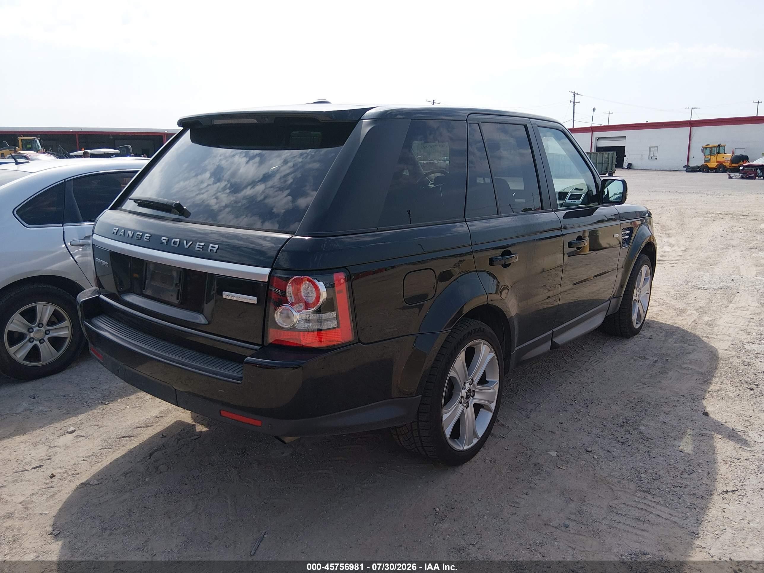 2013 Land Rover Range Rover Sport Hse Black vin: SALSK2D42DA806989