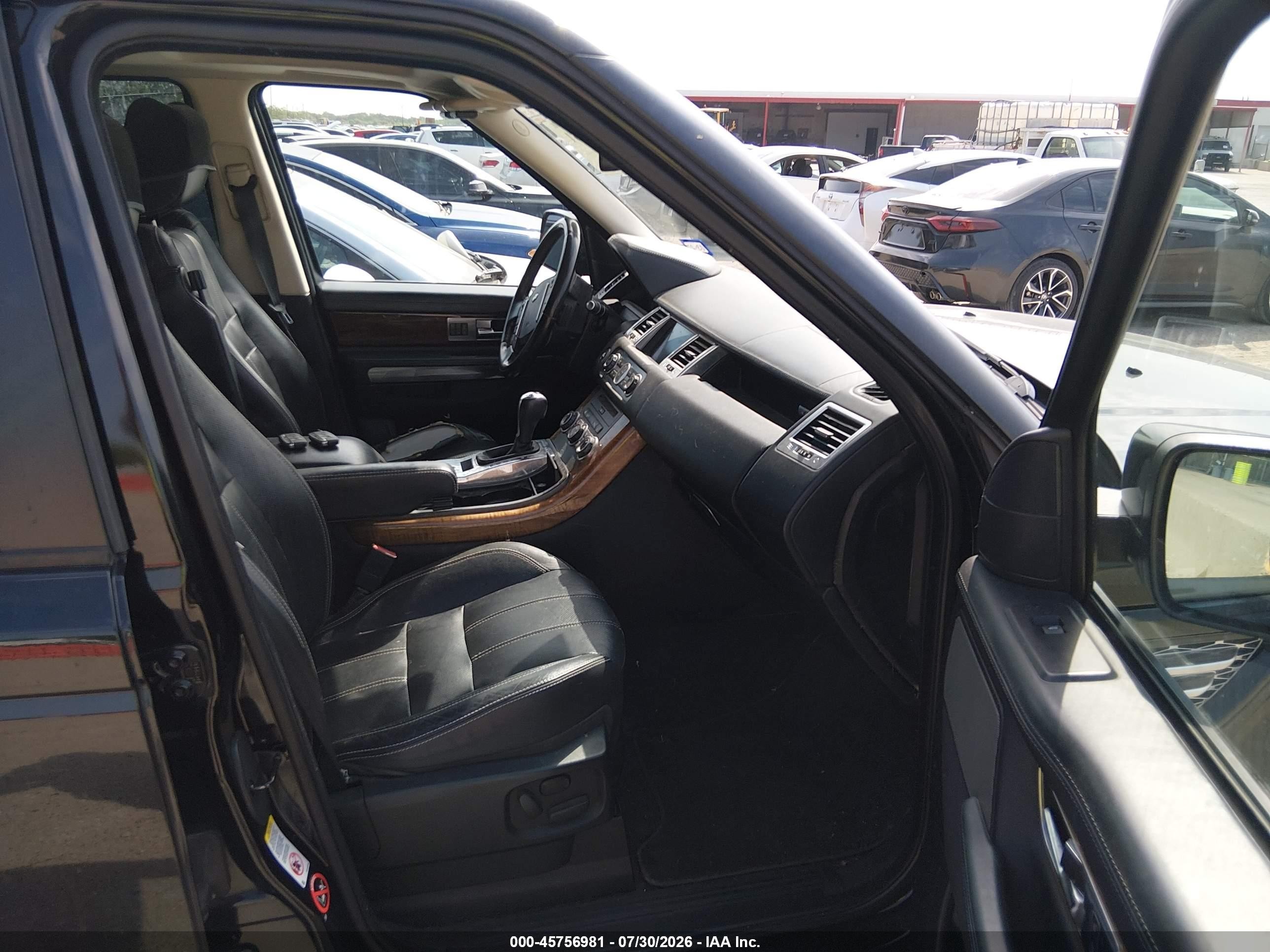 2013 Land Rover Range Rover Sport Hse Black vin: SALSK2D42DA806989