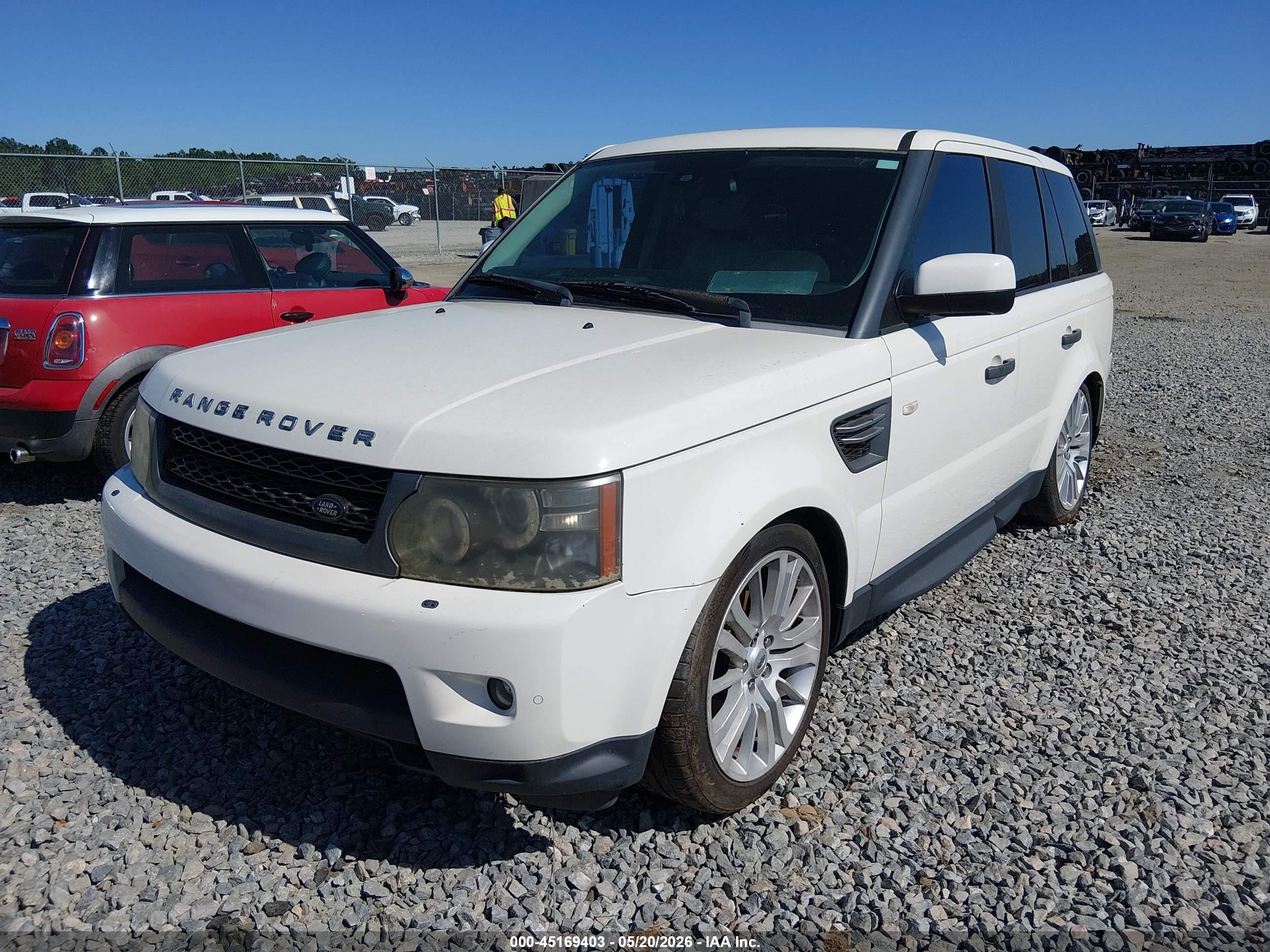 2010 Land Rover Range Rover Sport Hse White vin: SALSK2D43AA224279
