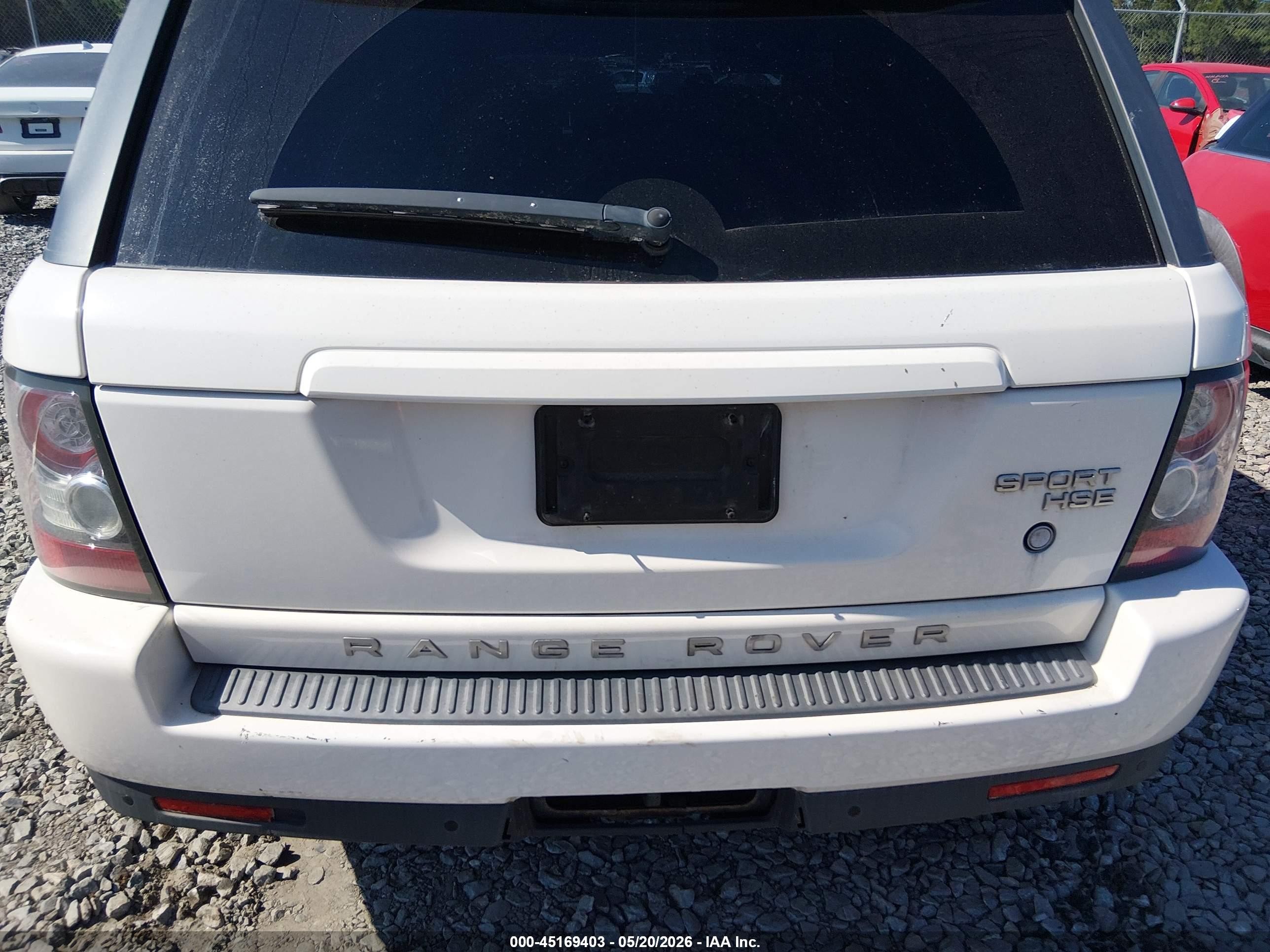 2010 Land Rover Range Rover Sport Hse White vin: SALSK2D43AA224279